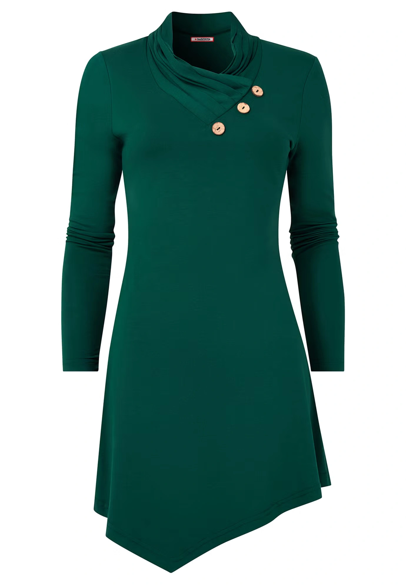 Stretch Knit Asymmetrical Tunic