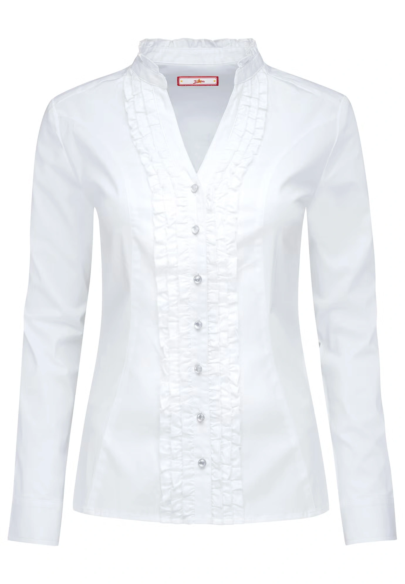 Cotton Ruffle Shirt