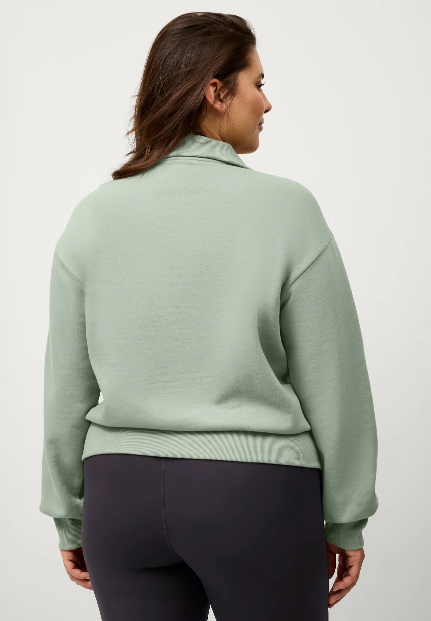 ¼ ZIP COLLAR FLEECE SWEATSHIRT