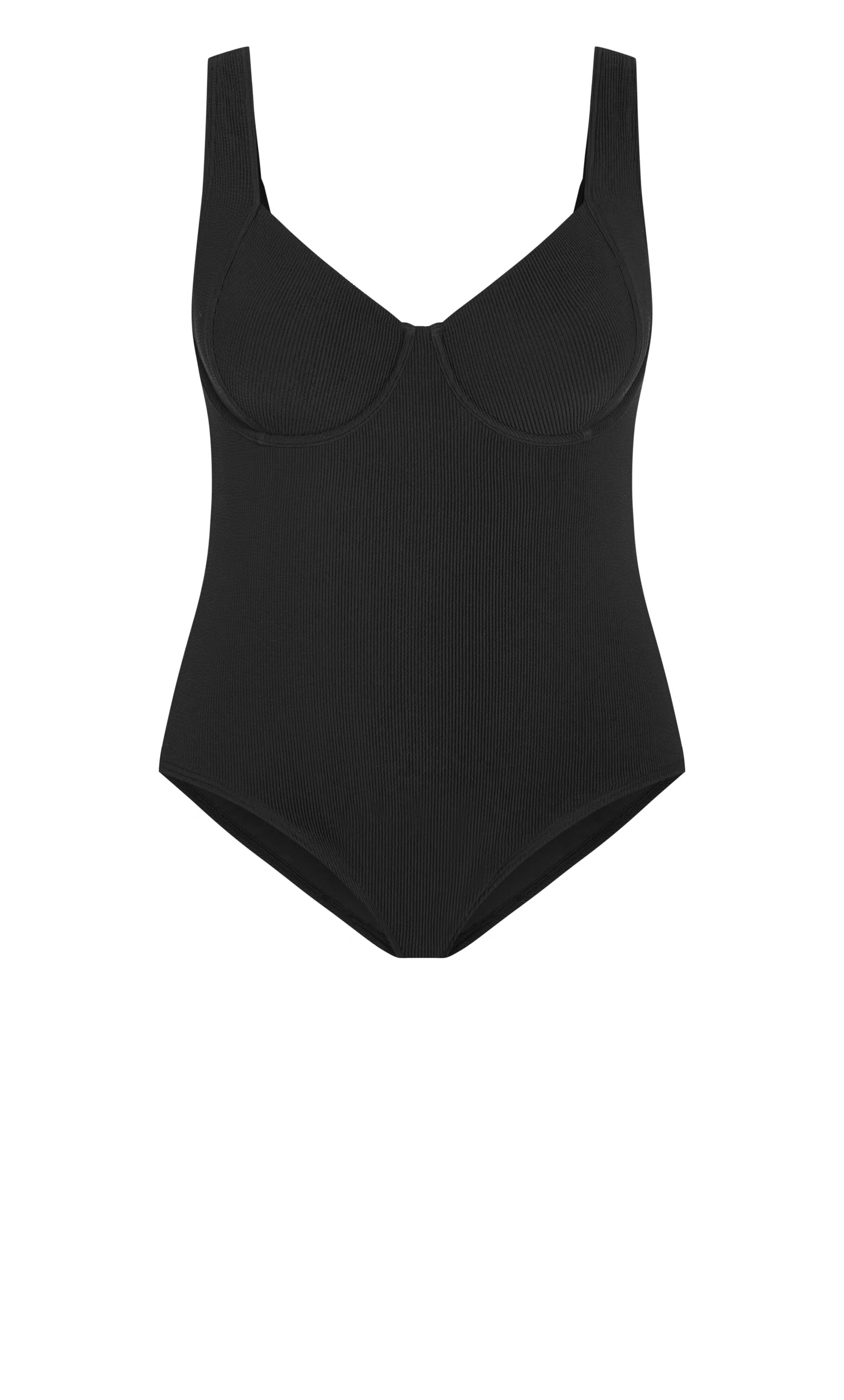 Corfu Underwire 1 Piece - black