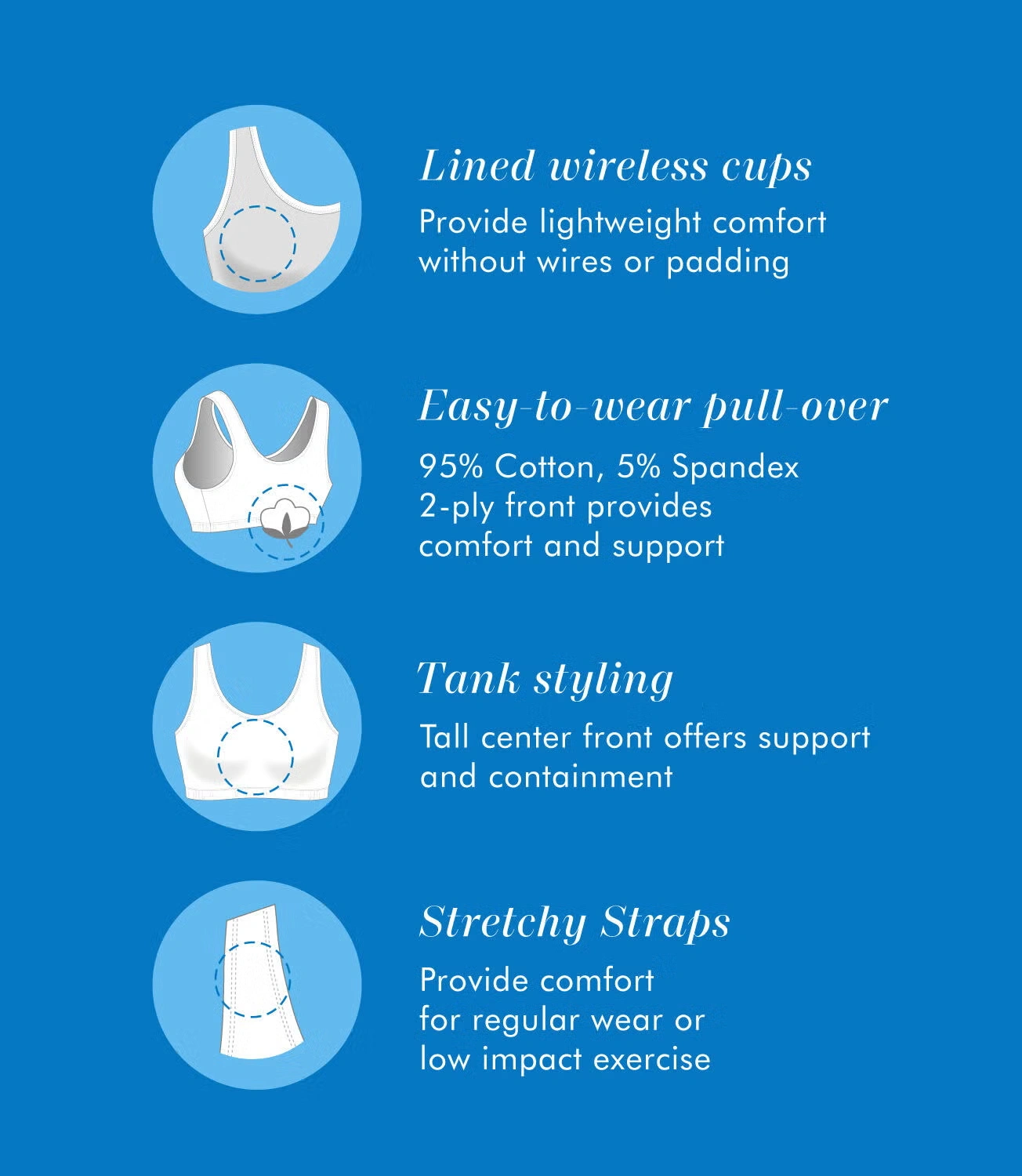 Bestform Tank Style Sports Bra 3-Pack - 5009012PP 7 Bestform Tank Style Sports Bra 3-Pack - 5009012PP