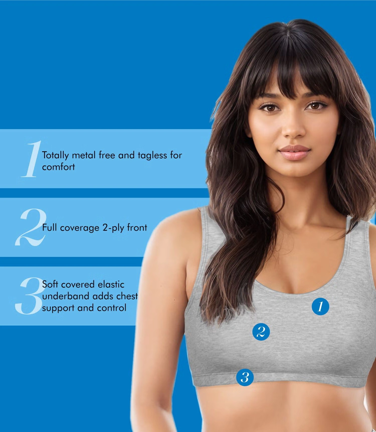 Bestform Tank Style Sports Bra 3-Pack - 5009012PP 8 Bestform Tank Style Sports Bra 3-Pack - 5009012PP