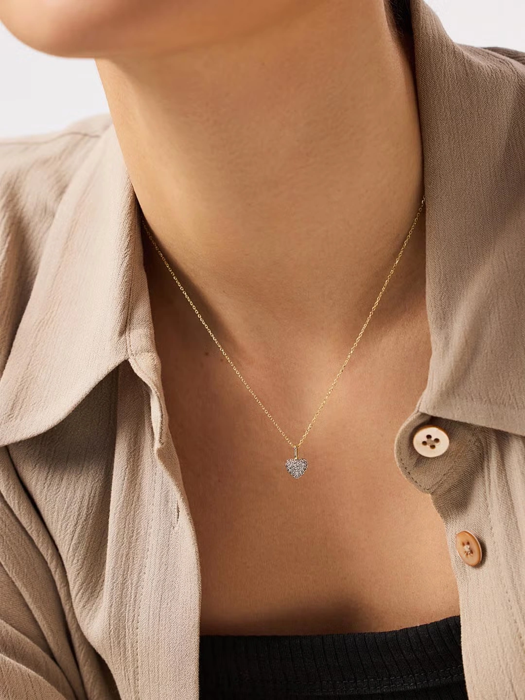 Ellery Gold Heart Necklace 3 Ellery Gold Heart Necklace