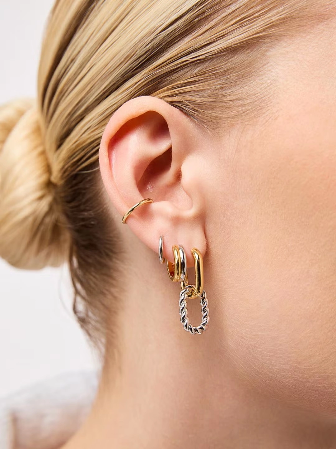 Asher Huggie Hoop Earrings