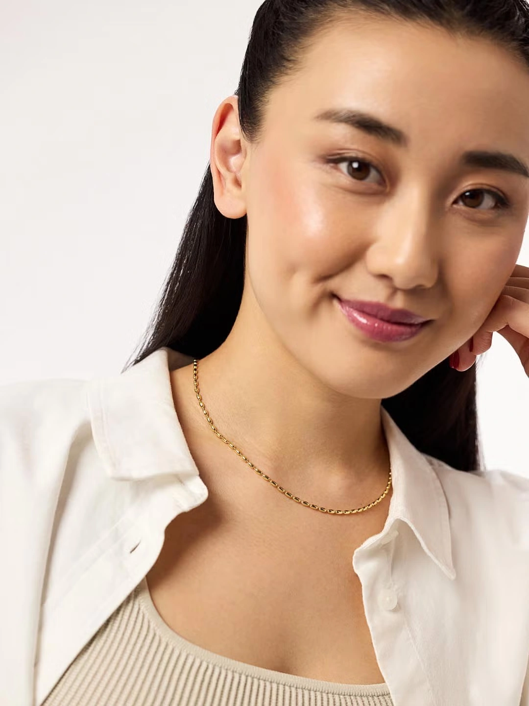 Capri Ball Chain Necklace 5 Capri Ball Chain Necklace