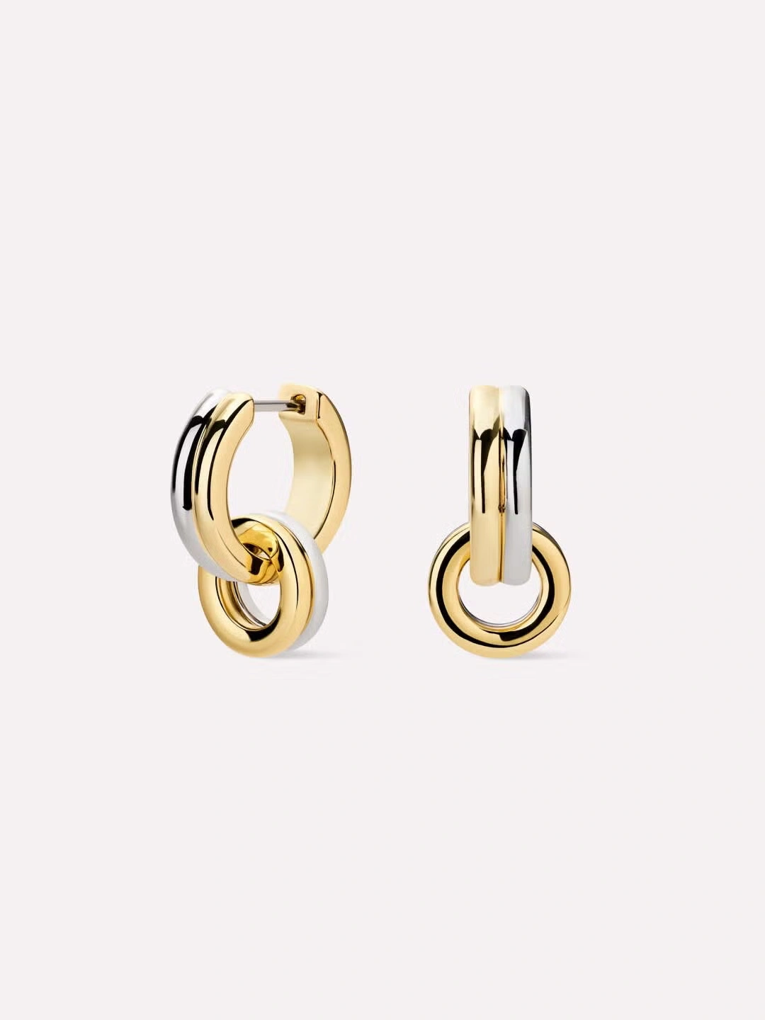 Asher Drop Huggie Earrings