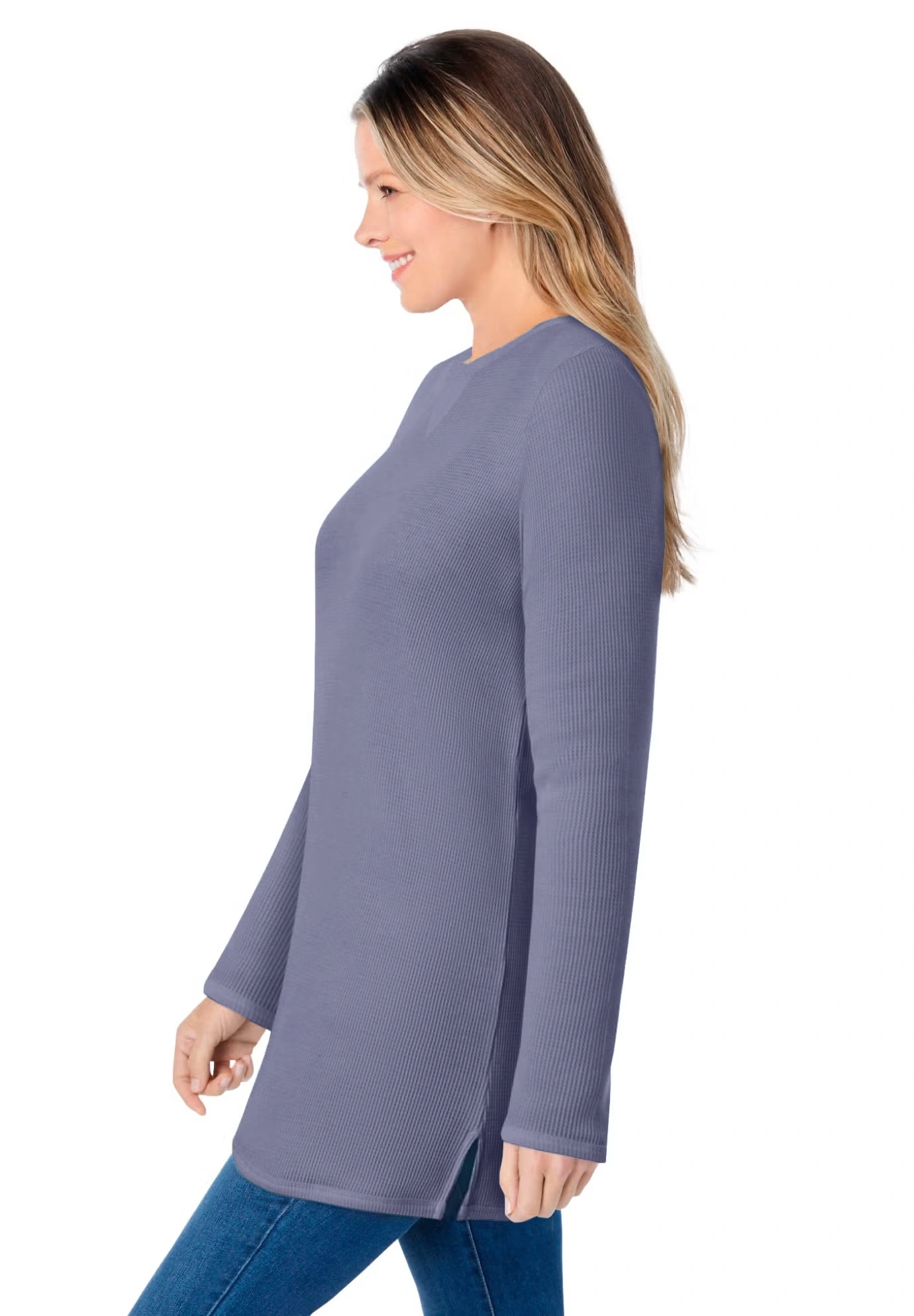 Waffle Thermal Sweatshirt