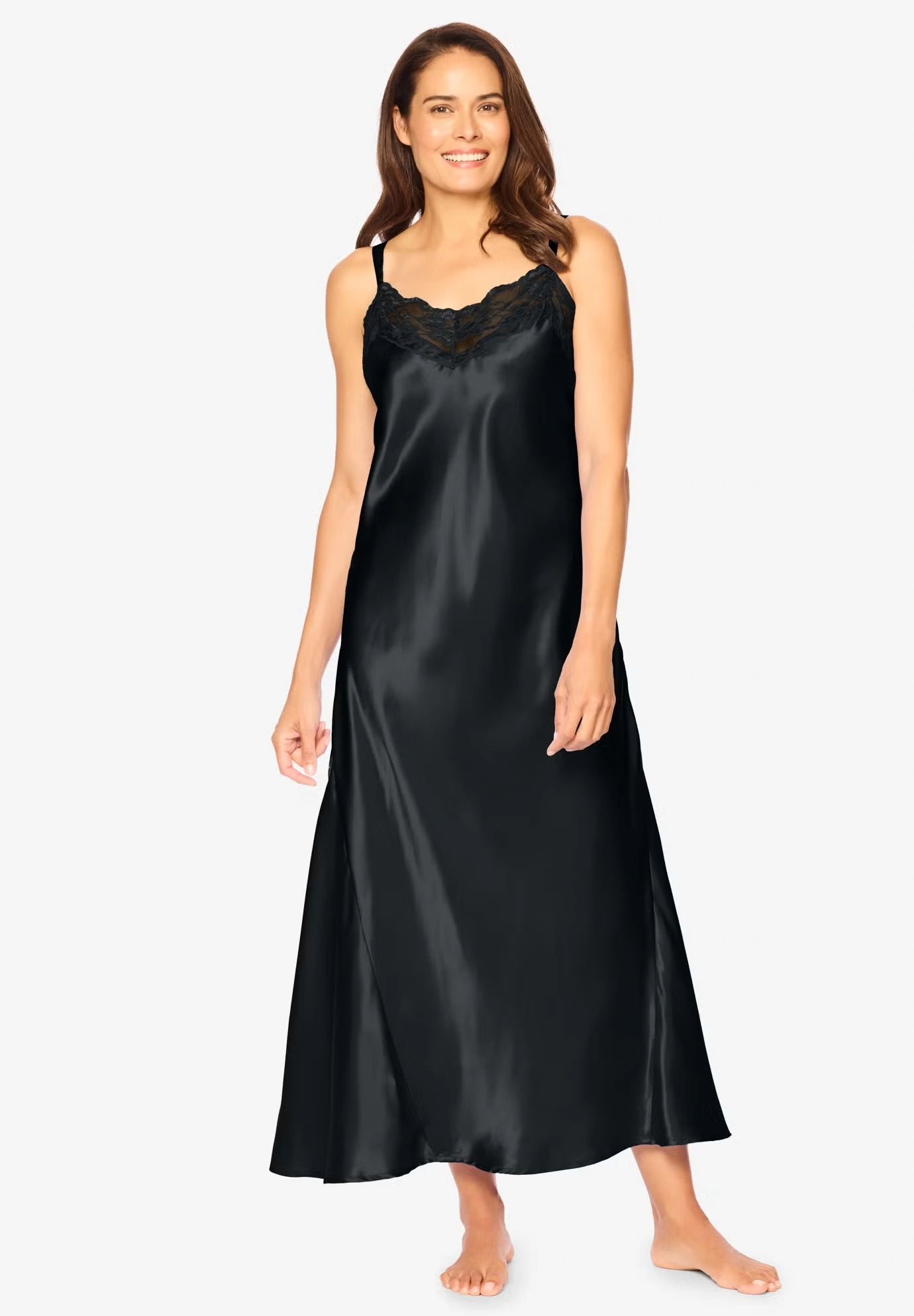 The Luxe Satin Long Peignoir Set 4 The Luxe Satin Long Peignoir Set