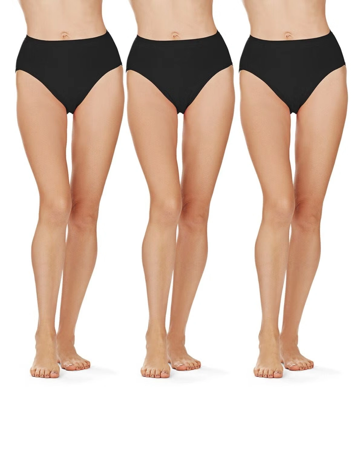 Combed Cotton Basic Hipster Panties 3 Pack 3 Combed Cotton Basic Hipster Panties 3 Pack