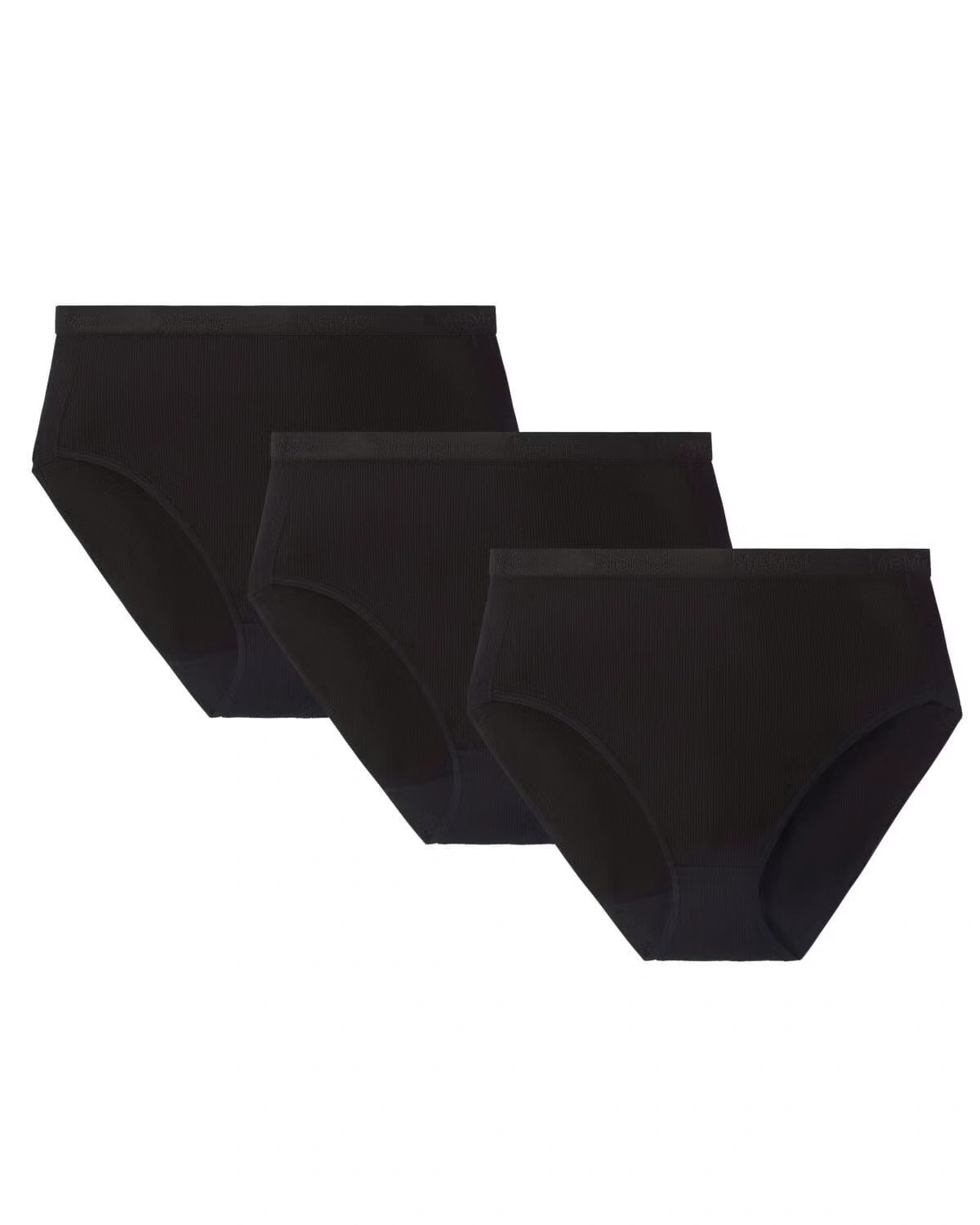 Women's 3 Pair Pack Ribbed Briefs 4 Women's 3 Pair Pack Ribbed Briefs