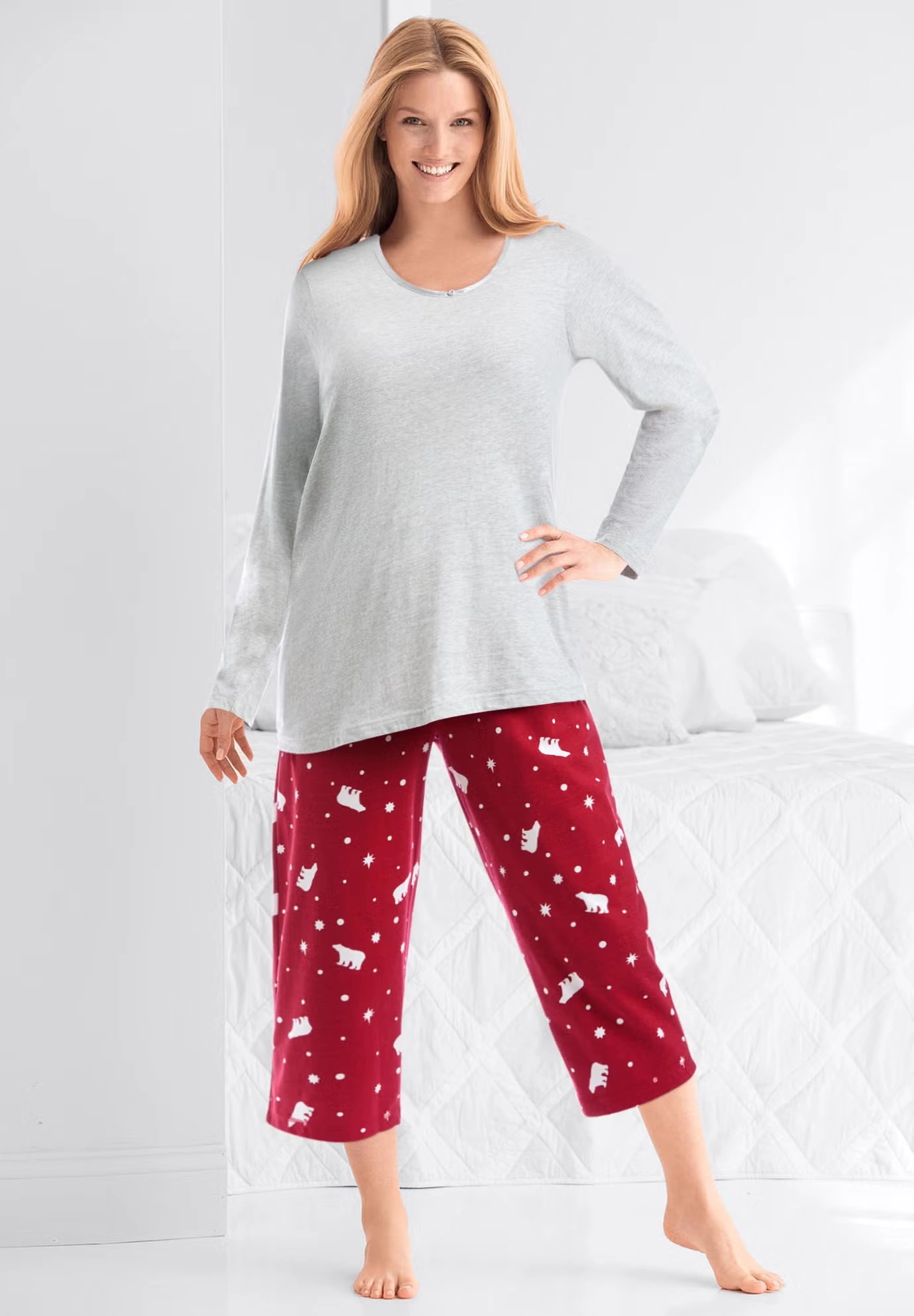 Knit Sleep Capri 5 Knit Sleep Capri