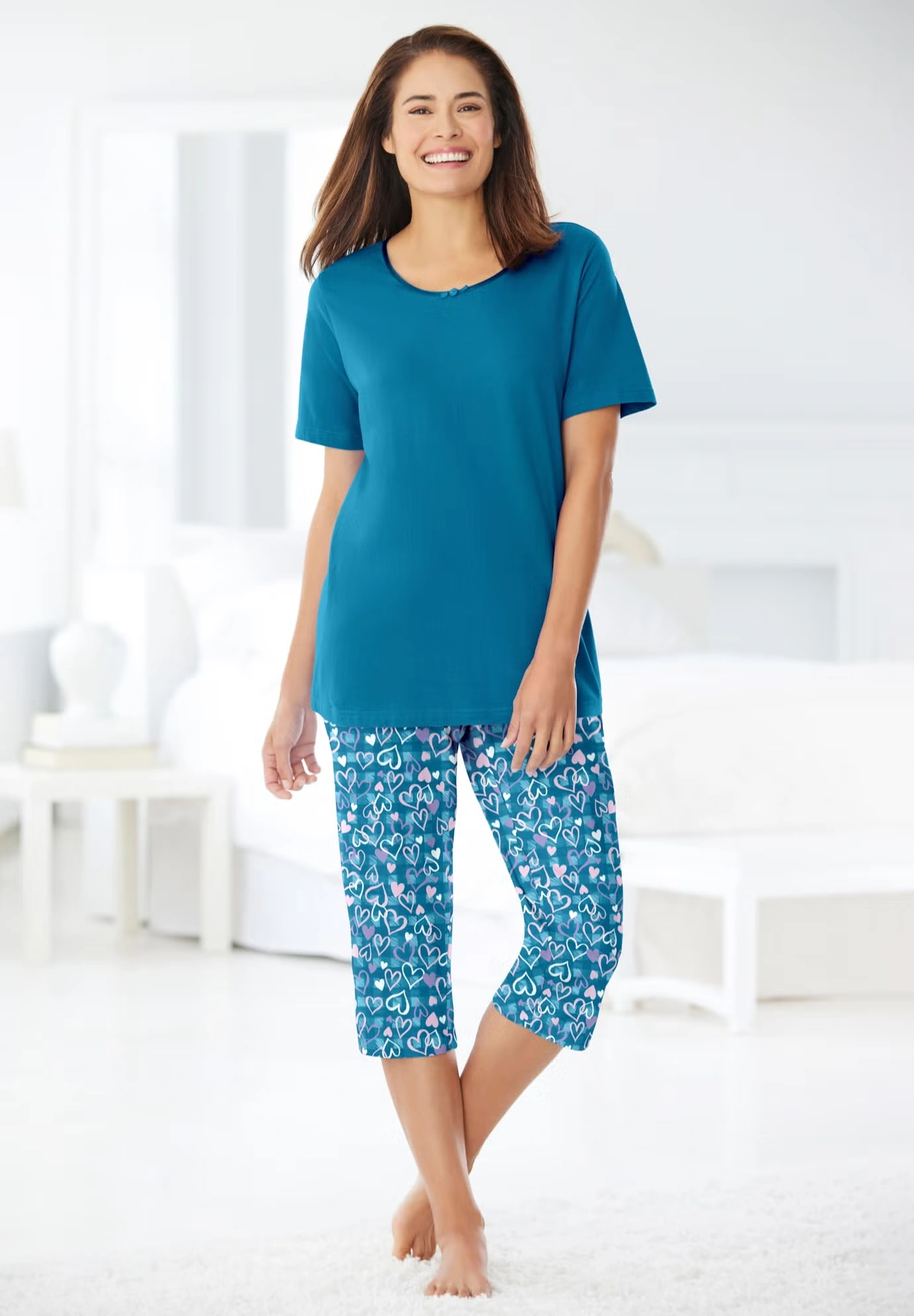 Knit Sleep Capri 8 Knit Sleep Capri