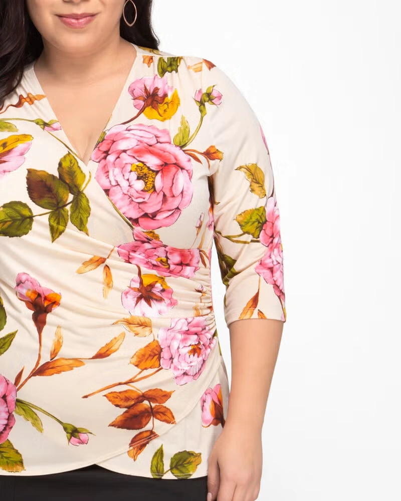 Femme Fatale Faux Wrap Top