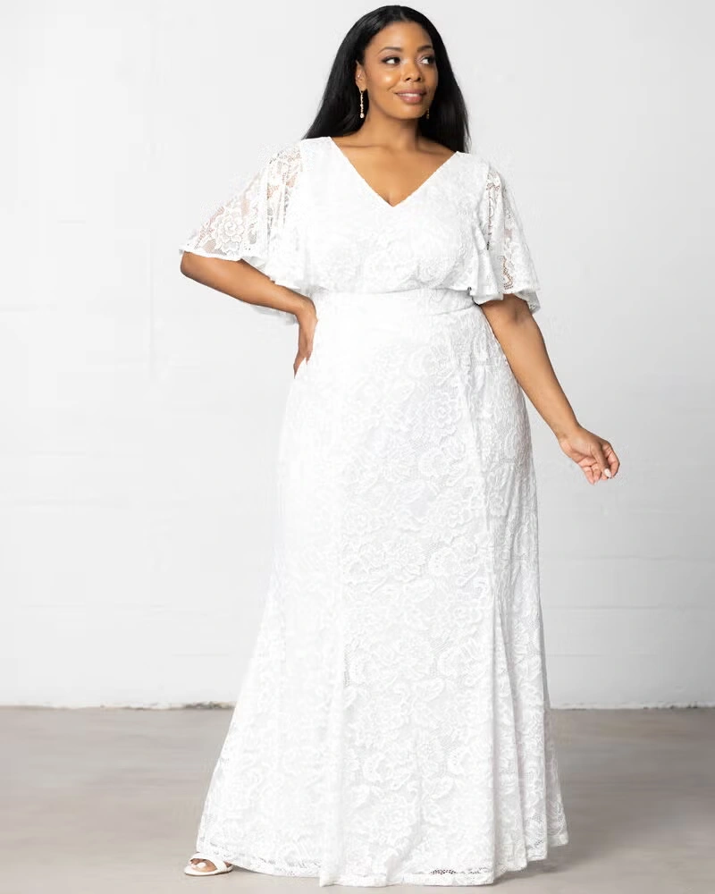 Clarissa Long Lace Wedding Dress 3 Clarissa Long Lace Wedding Dress