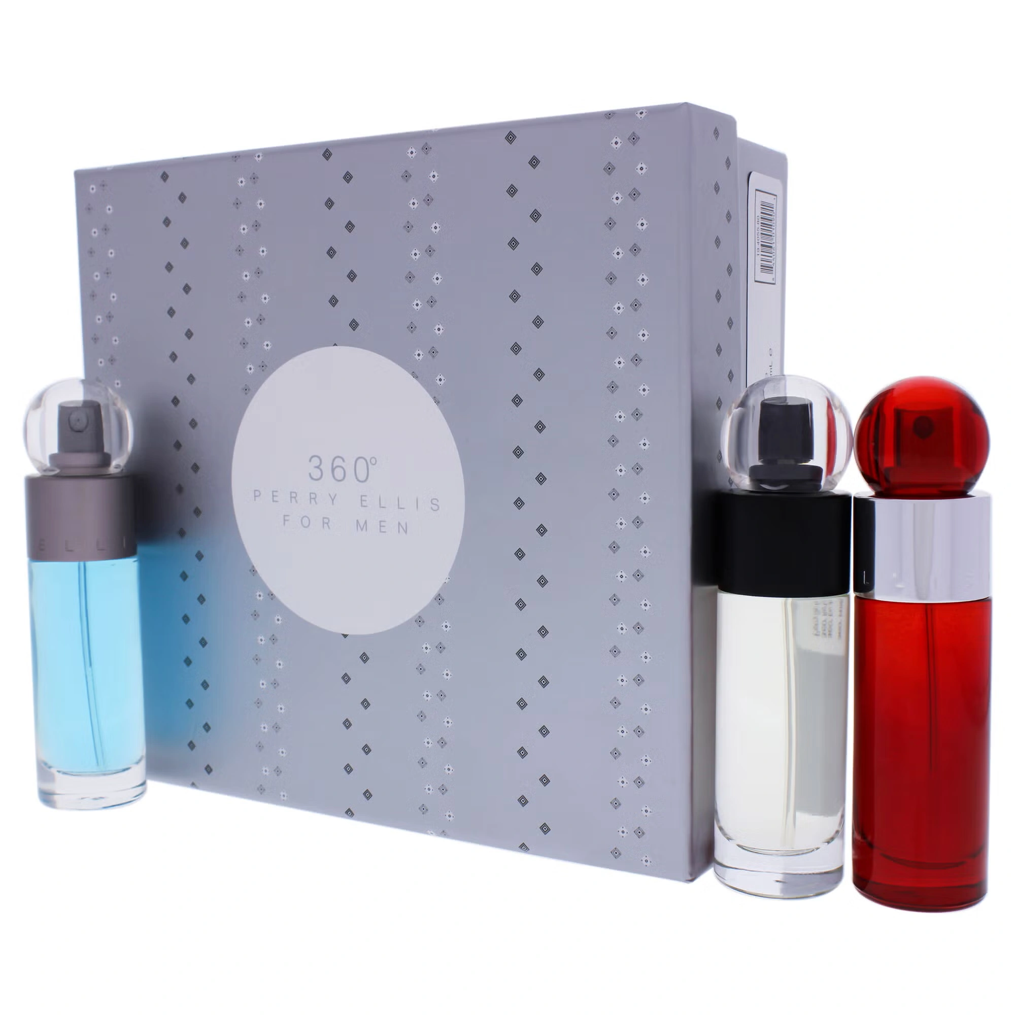 360 by Perry Ellis for Men - 3 Pc Gift Set 1oz 360 EDT Spray, 1oz 360 Red EDT Spray, 1oz Reserve EDT Spray 9 360 by Perry Ellis for Men - 3 Pc Gift Set 1oz 360 EDT Spray, 1oz 360 Red EDT Spray, 1oz Reserve EDT Spray