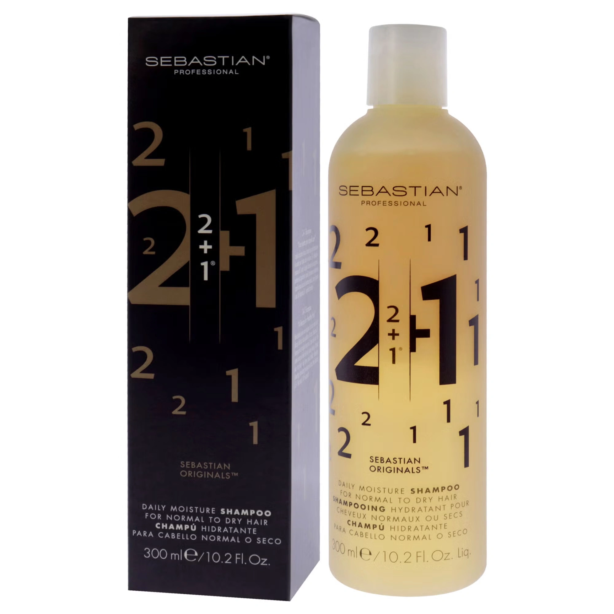 2 Plus 1 Daily Moisture Shampoo by Sebastian for Unisex - 10.2 oz Shampoo 4 2 Plus 1 Daily Moisture Shampoo by Sebastian for Unisex - 10.2 oz Shampoo