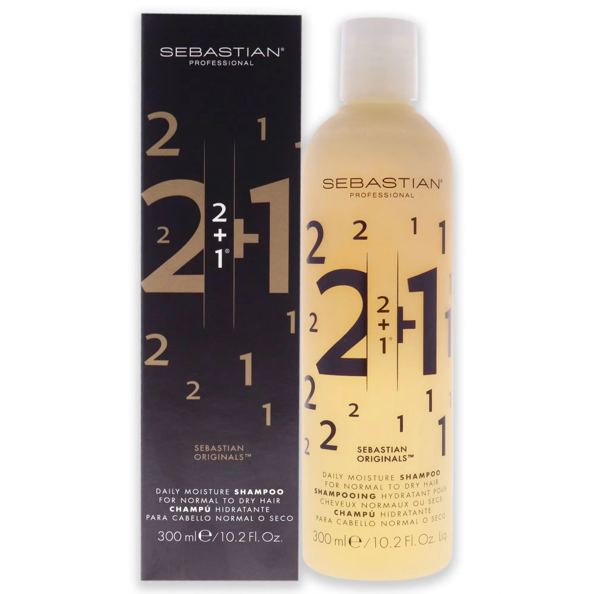 2 Plus 1 Daily Moisture Shampoo by Sebastian for Unisex - 10.2 oz Shampoo 6 2 Plus 1 Daily Moisture Shampoo by Sebastian for Unisex - 10.2 oz Shampoo
