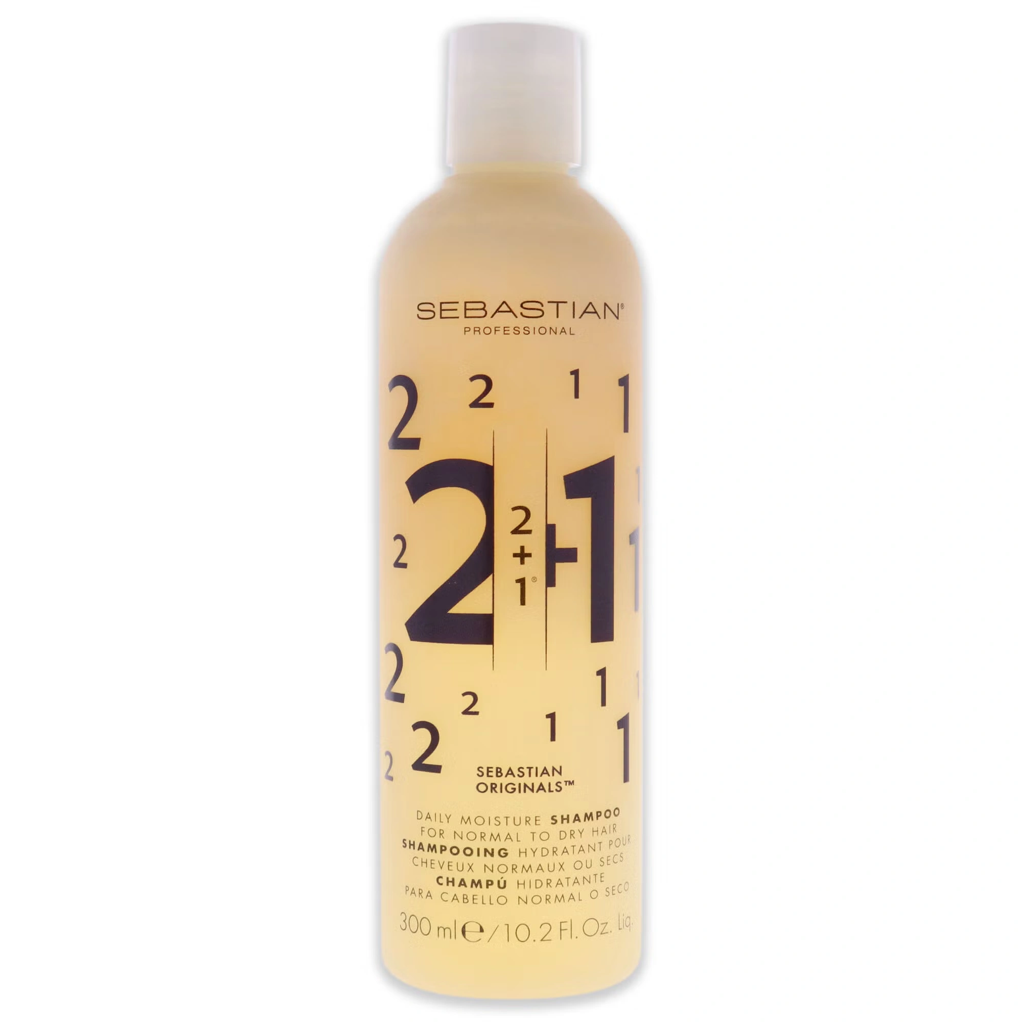 2 Plus 1 Daily Moisture Shampoo by Sebastian for Unisex - 10.2 oz Shampoo 7 2 Plus 1 Daily Moisture Shampoo by Sebastian for Unisex - 10.2 oz Shampoo