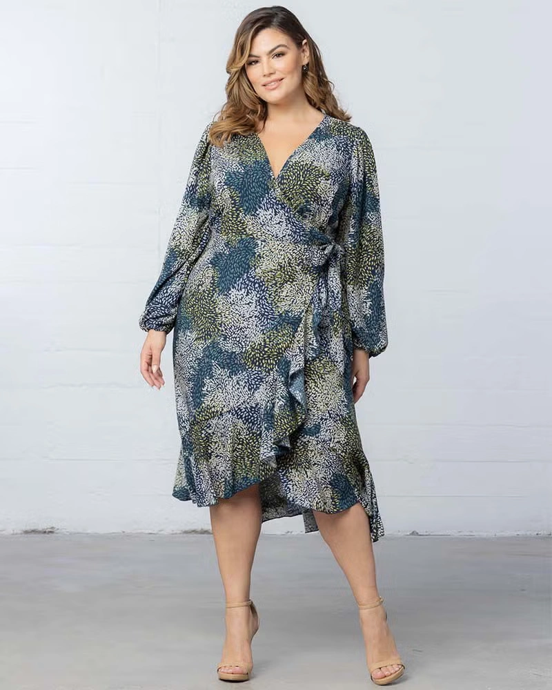 Julia Long Sleeve Wrap Dress 3 Julia Long Sleeve Wrap Dress