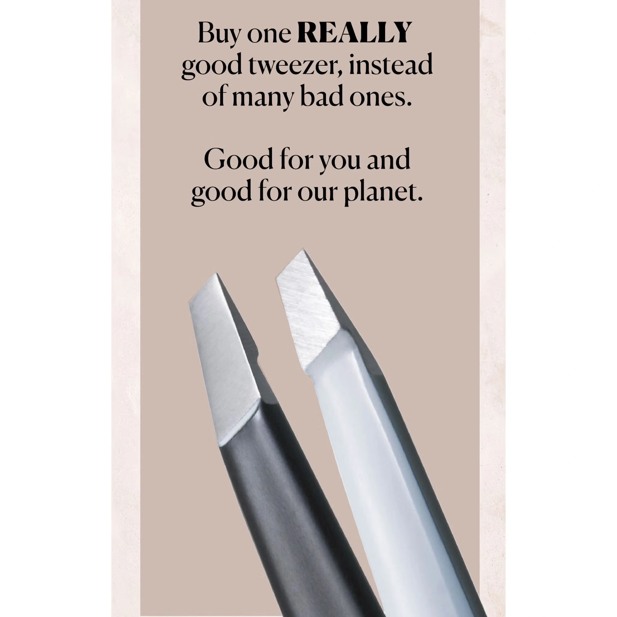 Signature Tweezer Blackout - Slanted by Browgame for Unisex - 1 Pc Tweezer