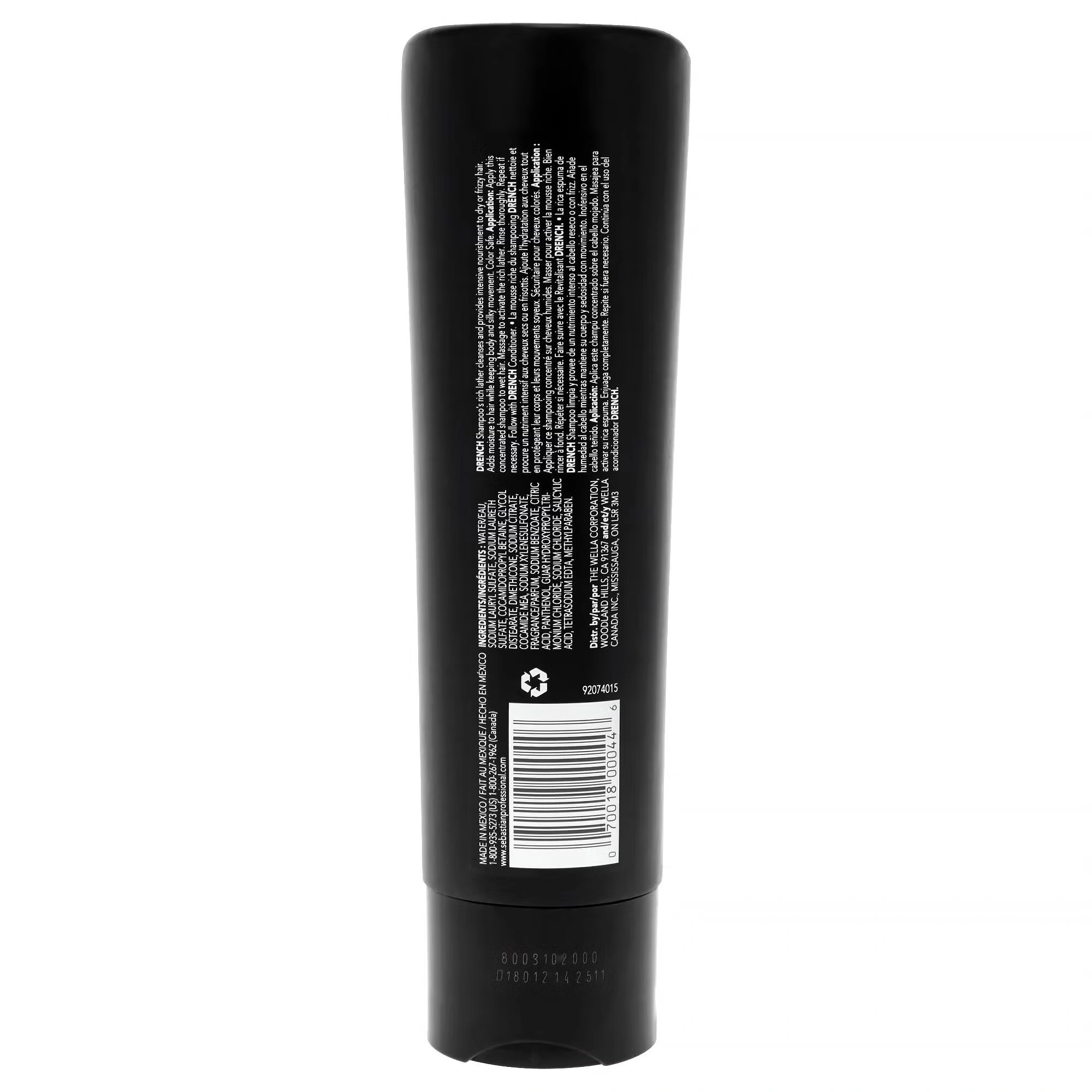 Drench Moisturizing Shampoo by Sebastian for Unisex - 8.4 oz Shampoo