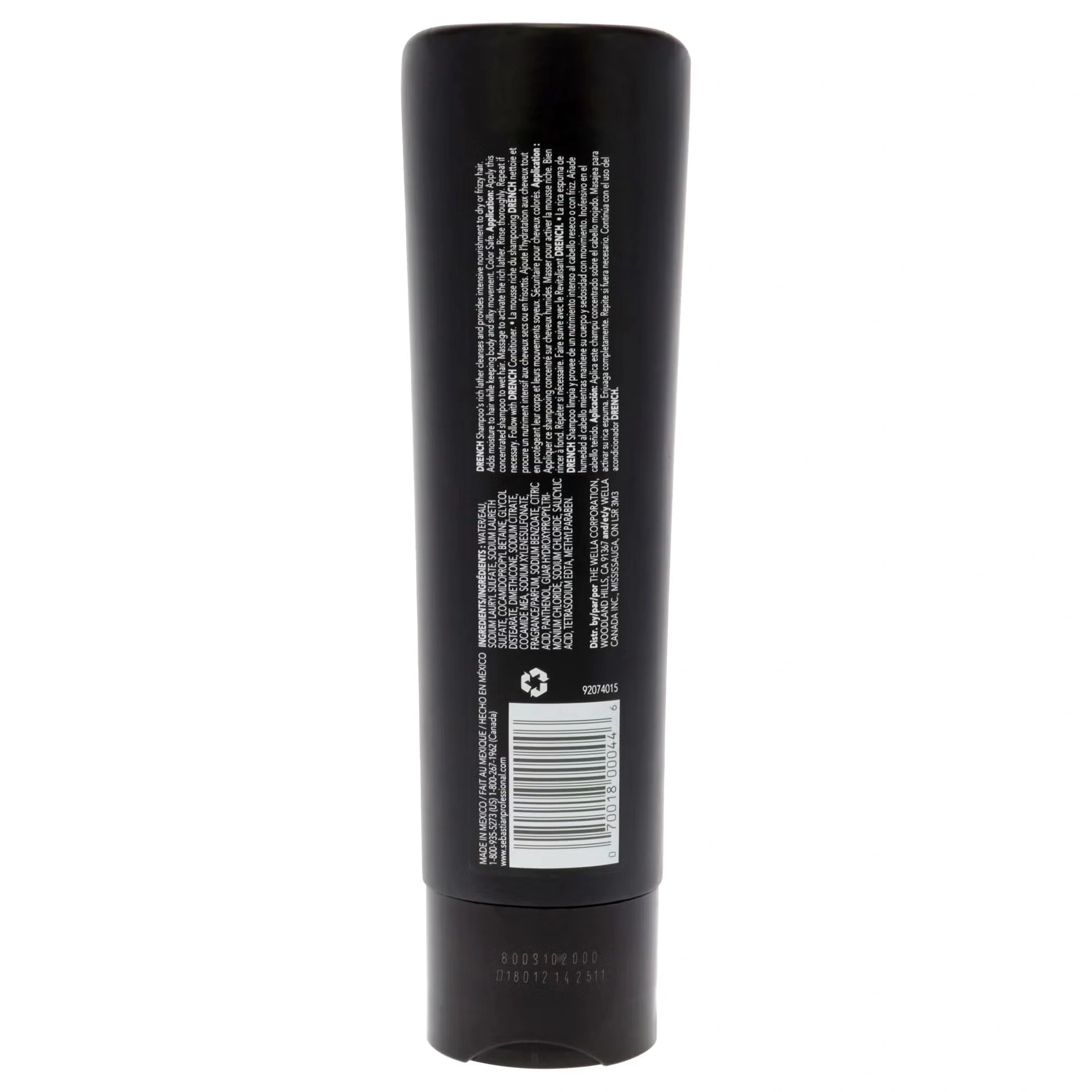 Drench Moisturizing Shampoo by Sebastian for Unisex - 8.4 oz Shampoo