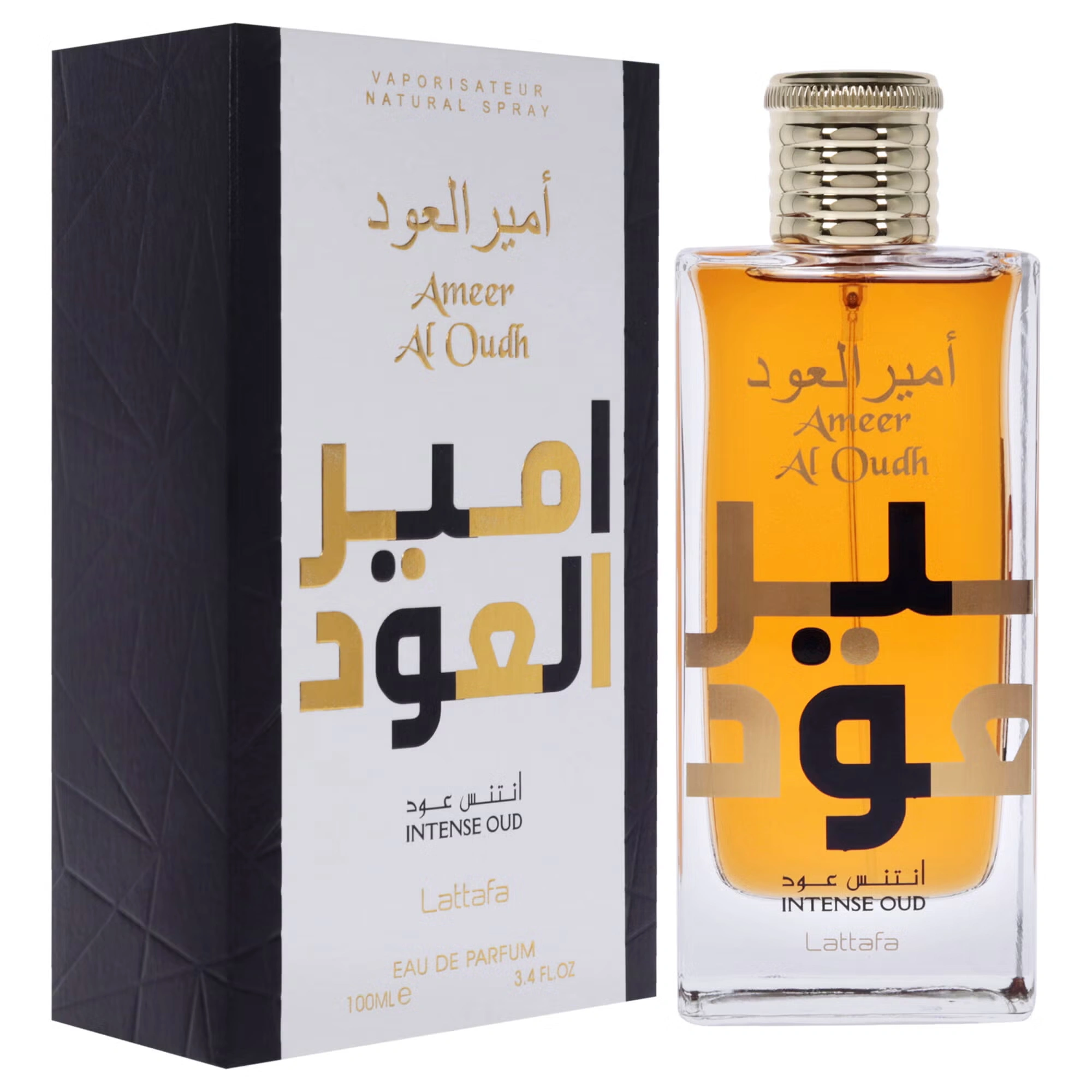 Ameer Al Oudh Intense Oud by Lattafa for Men - 3.4 oz EDP Spray