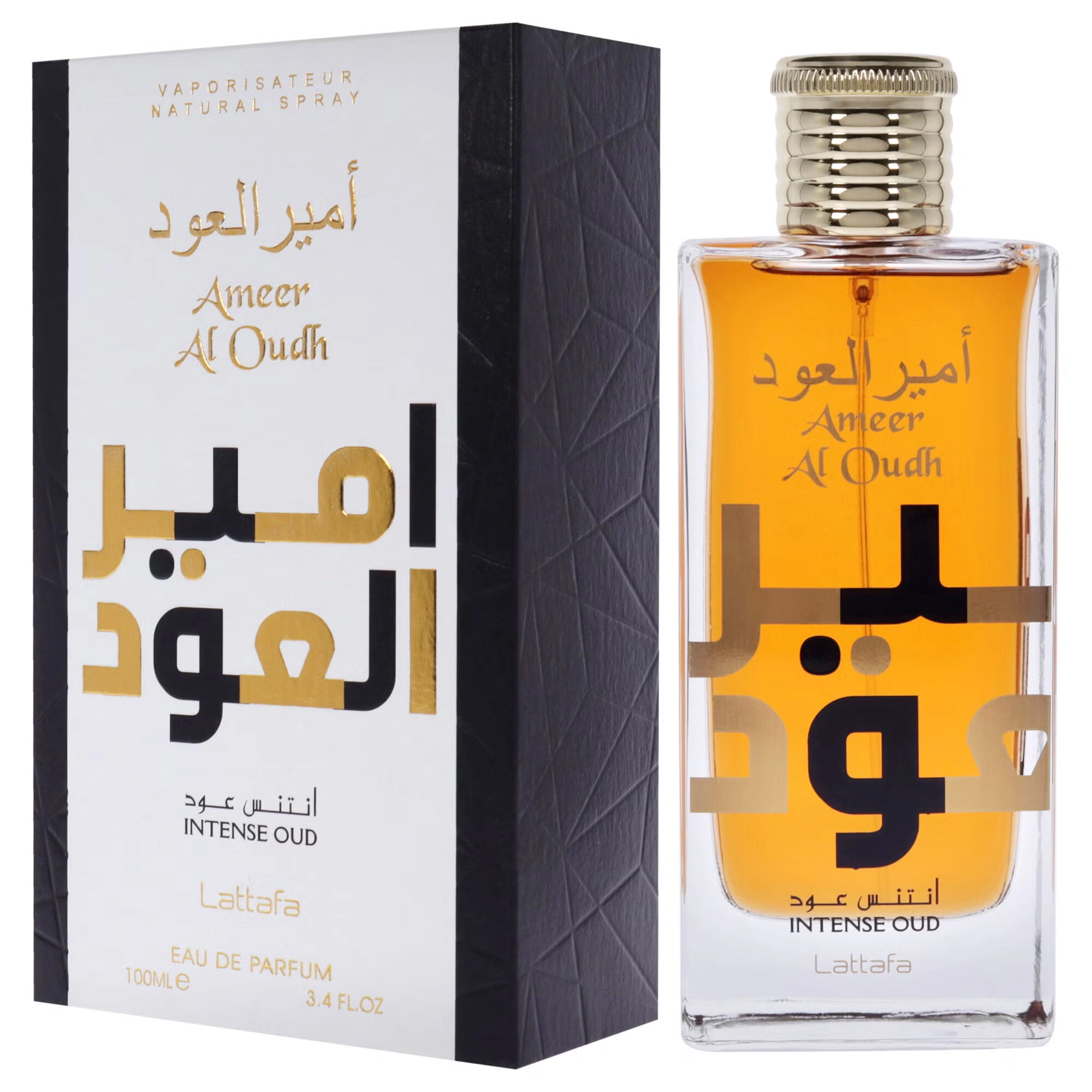 Ameer Al Oudh Intense Oud by Lattafa for Men - 3.4 oz EDP Spray