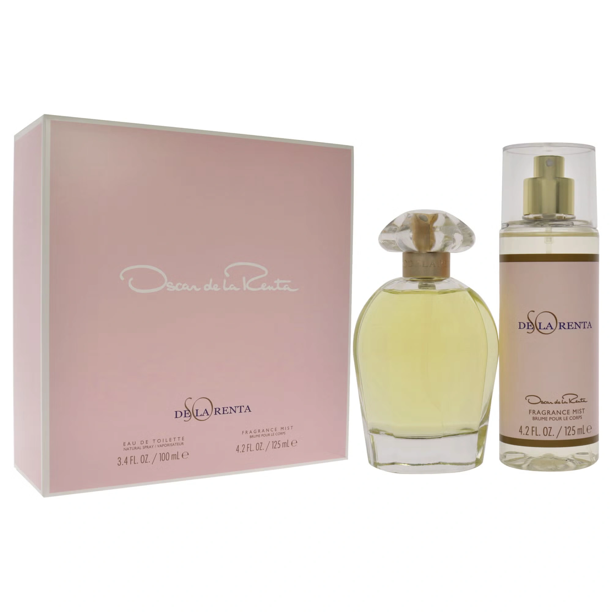 So de la Renta by Oscar De La Renta for Women - 2 Pc Gift Set 3.4oz EDT Spray, 4.2oz Fragrance Mist