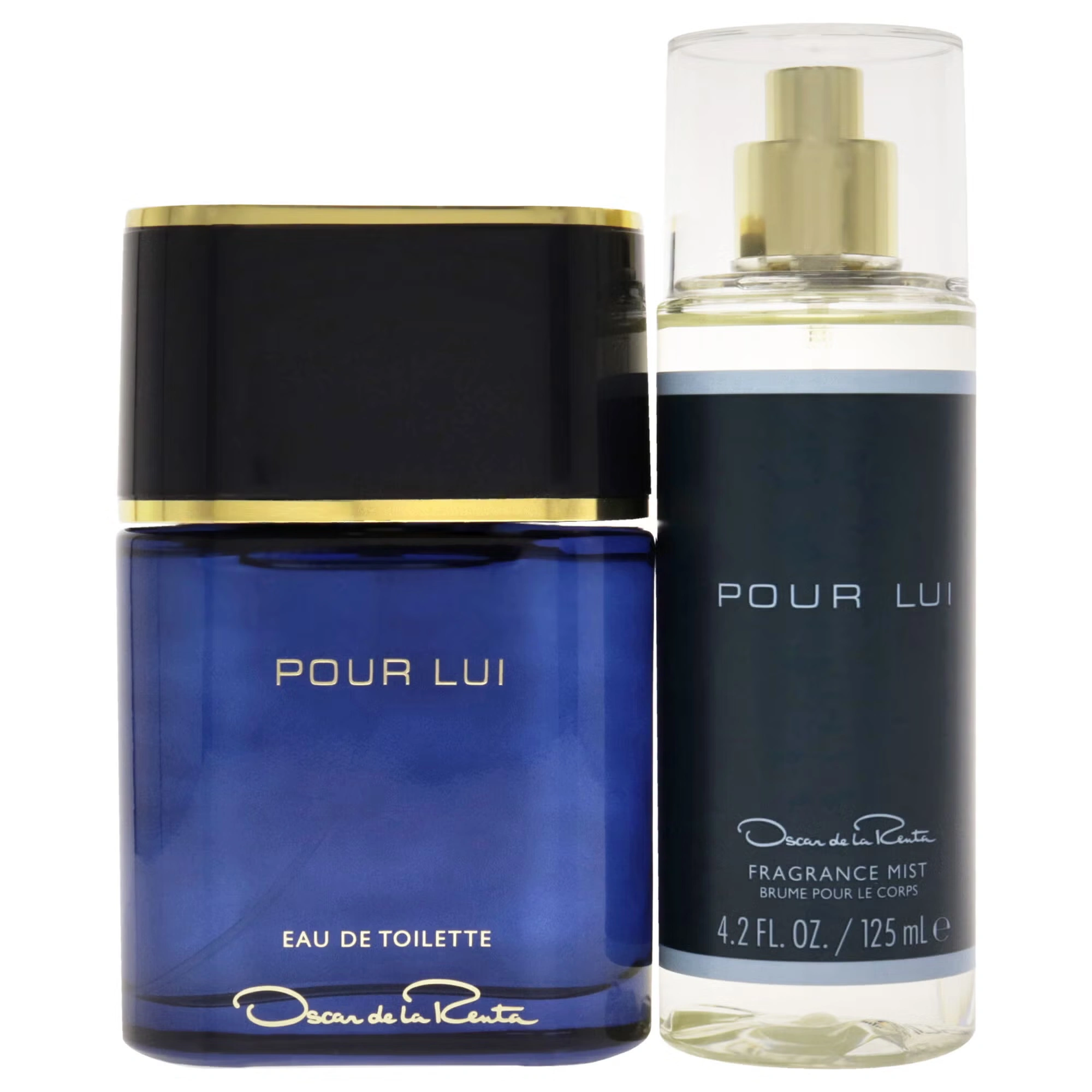 Oscar Pour Lui by Oscar De La Renta for Men - 2 Pc Gift Set 3oz EDT Spray, 4.2oz Fragrance Mist