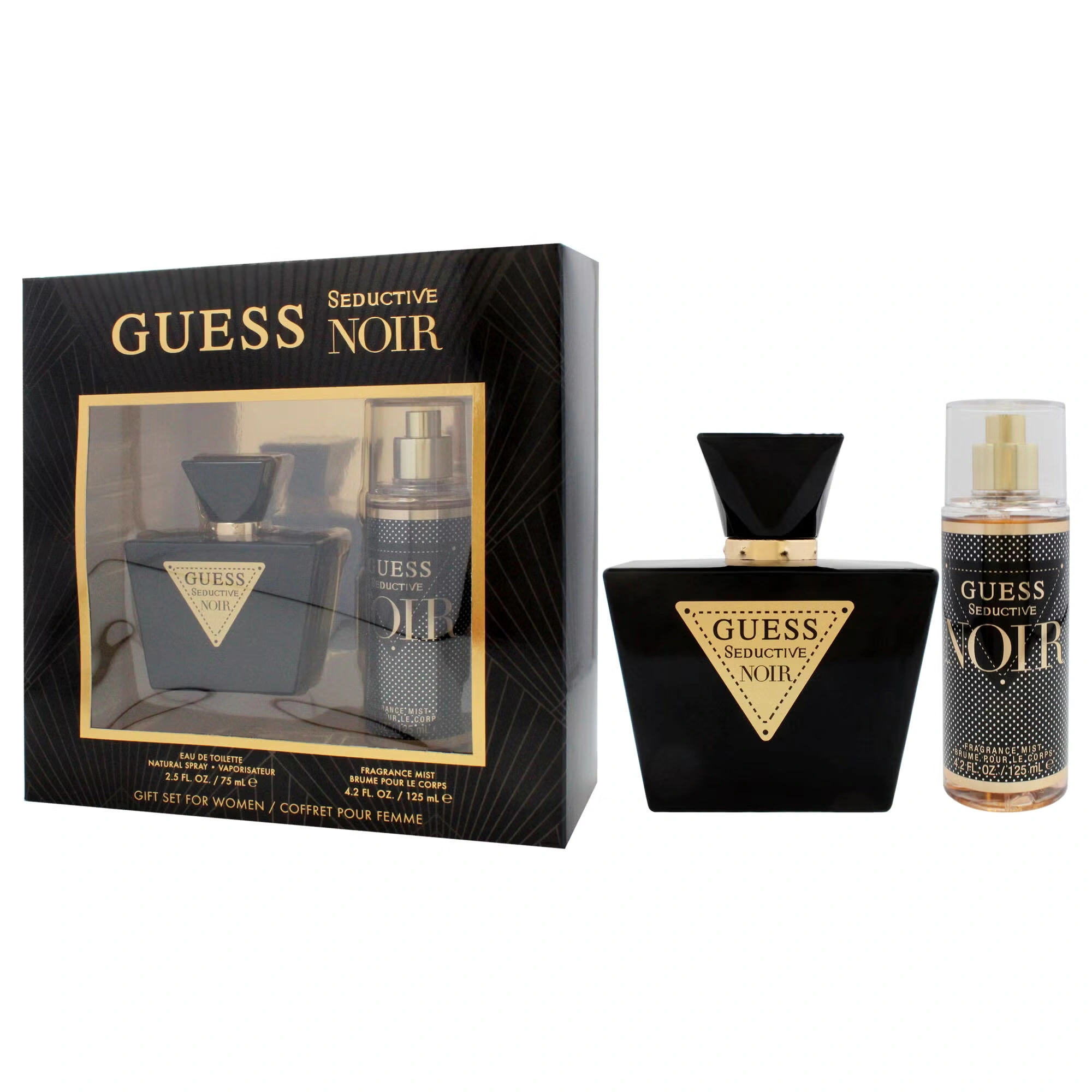 Guess Seductive Noir by Guess for Women - 2 Pc Gift Set 2.5oz EDT Spray, 4.2oz Fragrance Mist