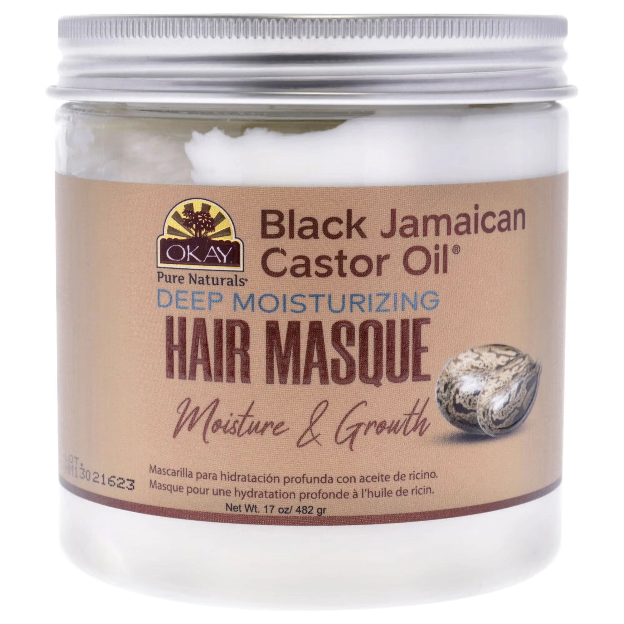 Black Jamaican Castor Oil Hair Masque by Okay for Unisex - 17 oz Masque