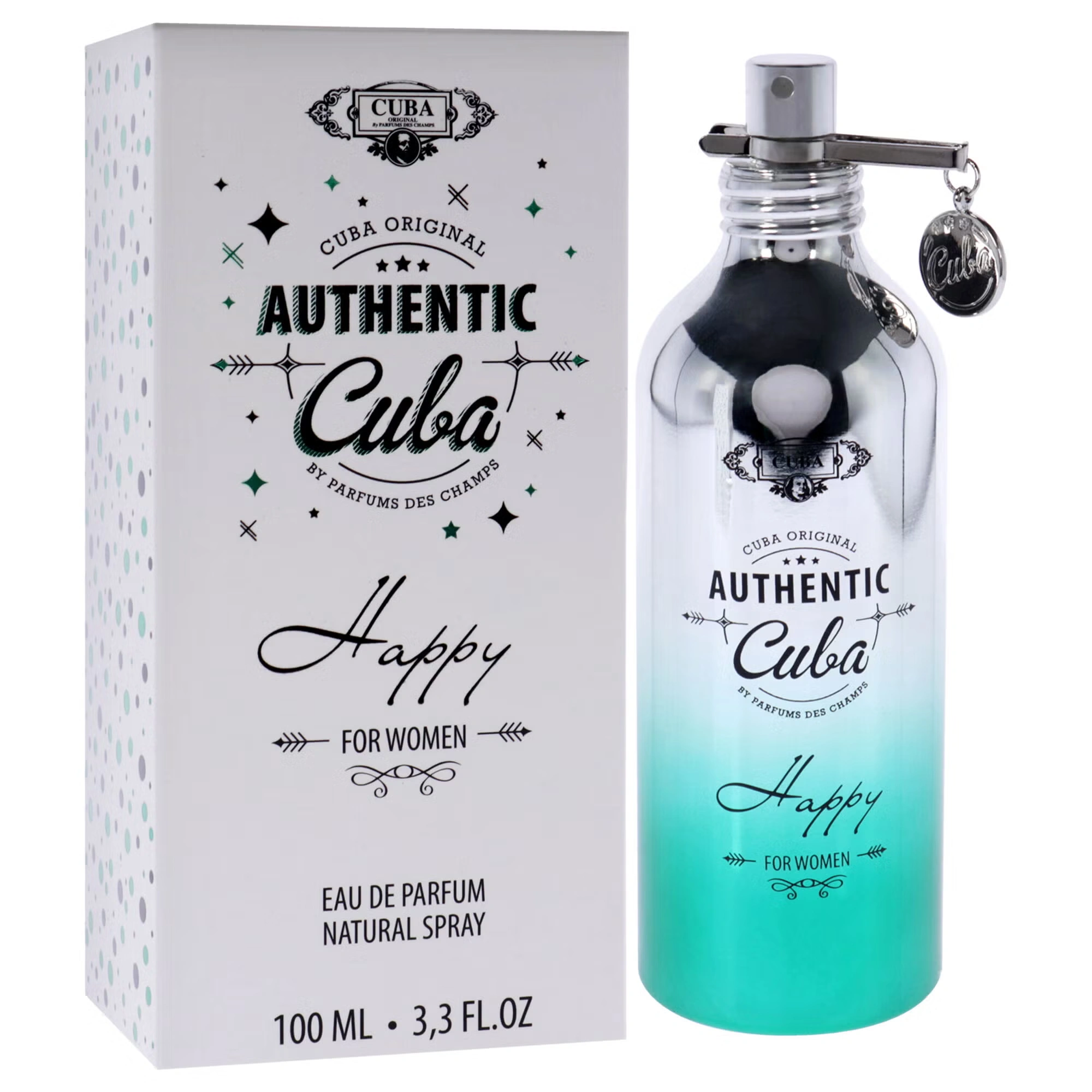 Cuba Authentic Happy by Cuba for Women - 3.3 oz EDP Spray