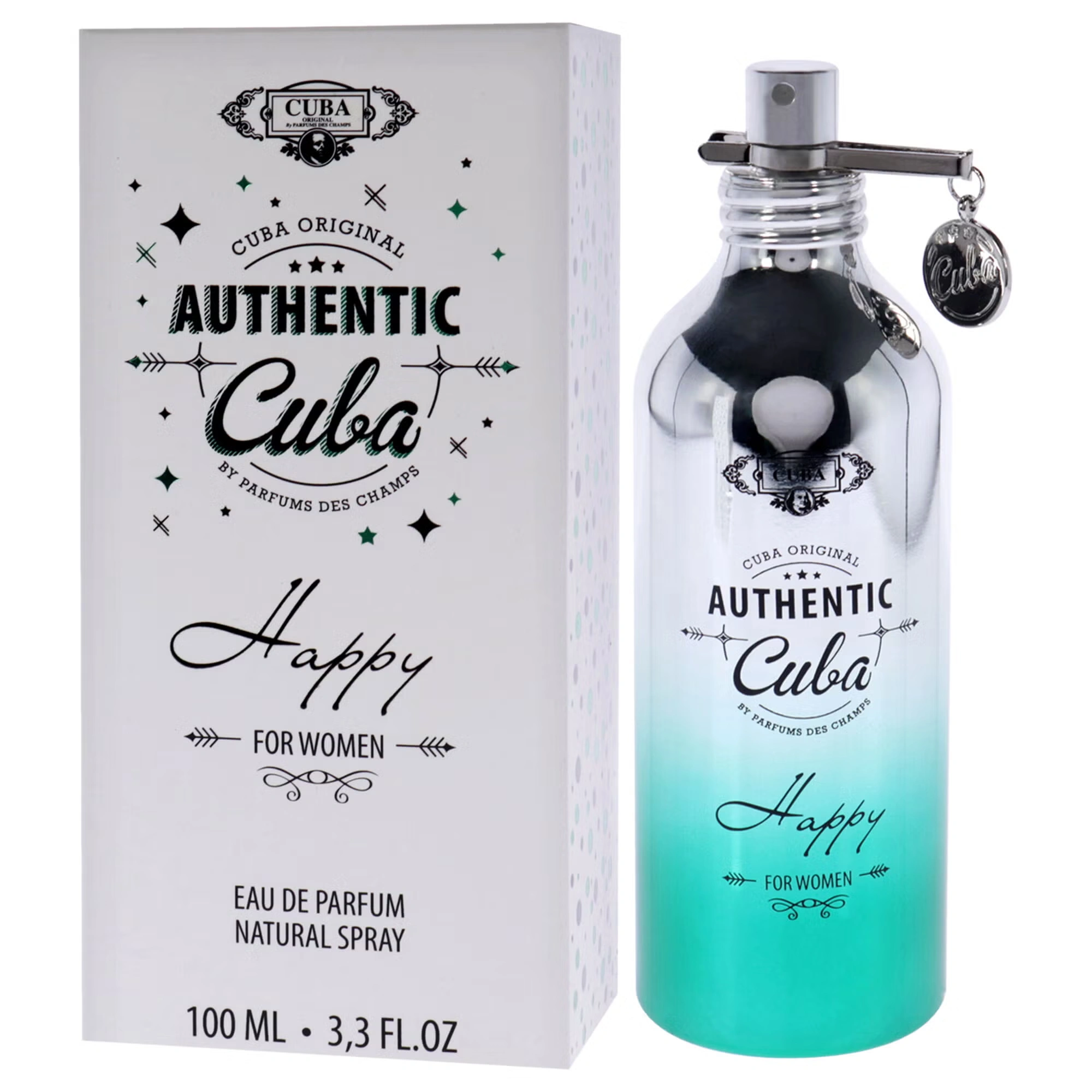 Cuba Authentic Happy by Cuba for Women - 3.3 oz EDP Spray
