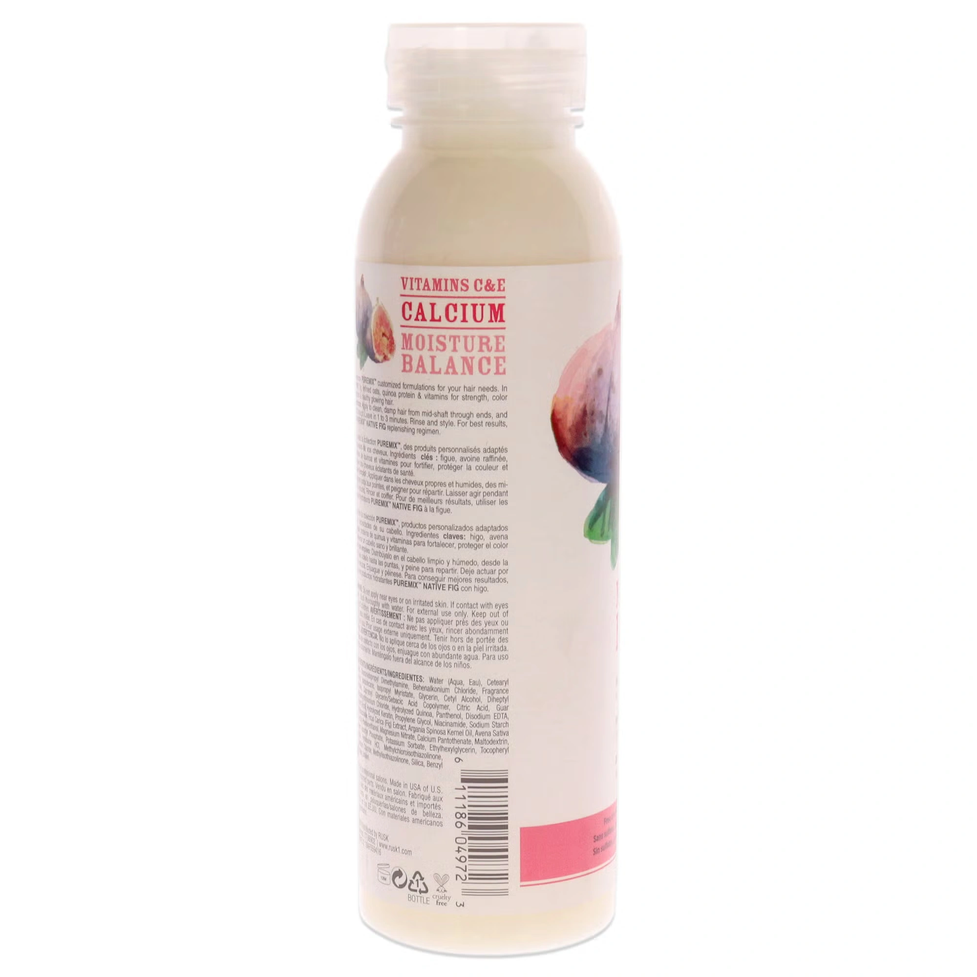 Puremix Native Fig Replenishing Conditioner by Rusk for Unisex - 12 oz Conditioner