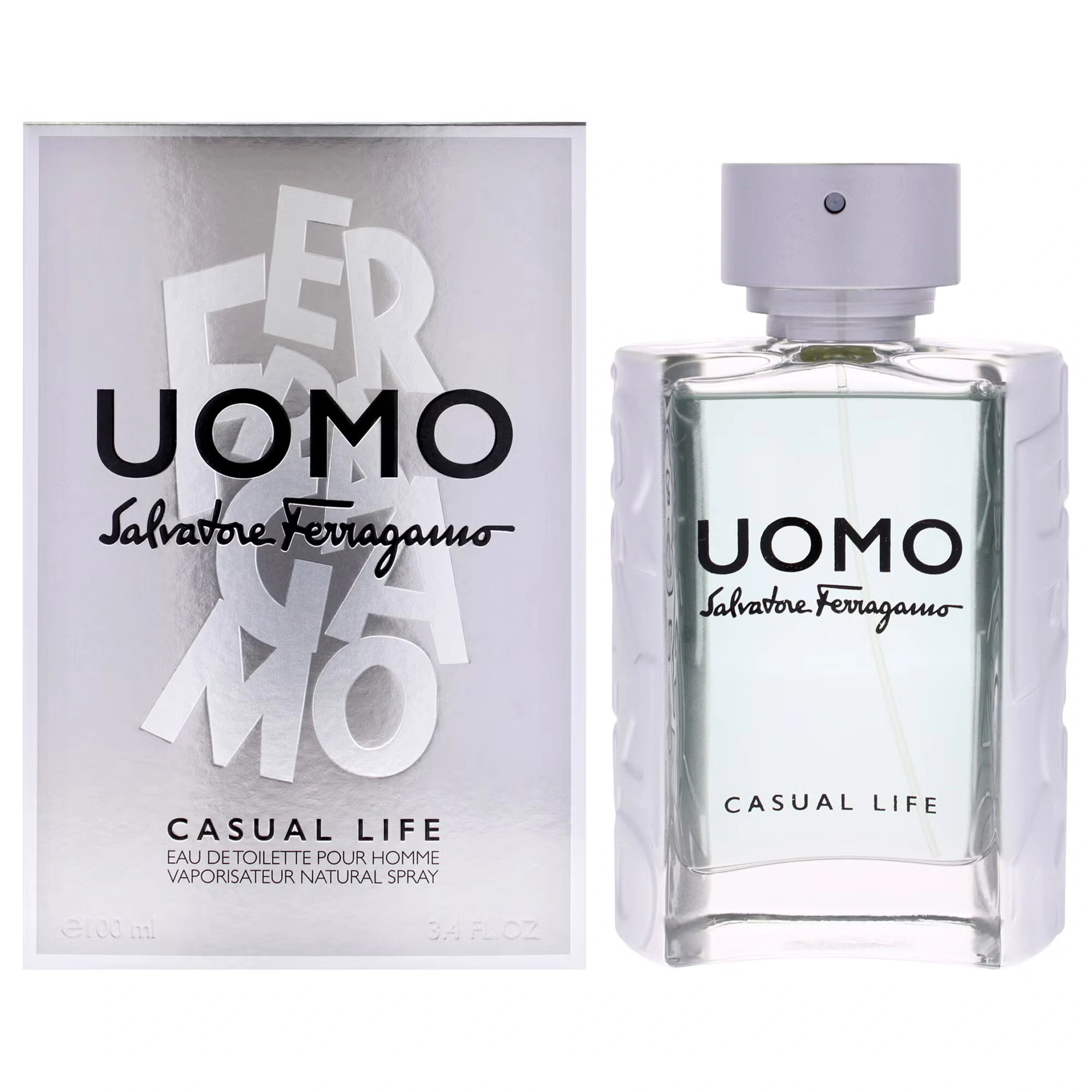 Uomo Casual Life by Salvatore Ferragamo for Men - 3.4 oz EDT Spray