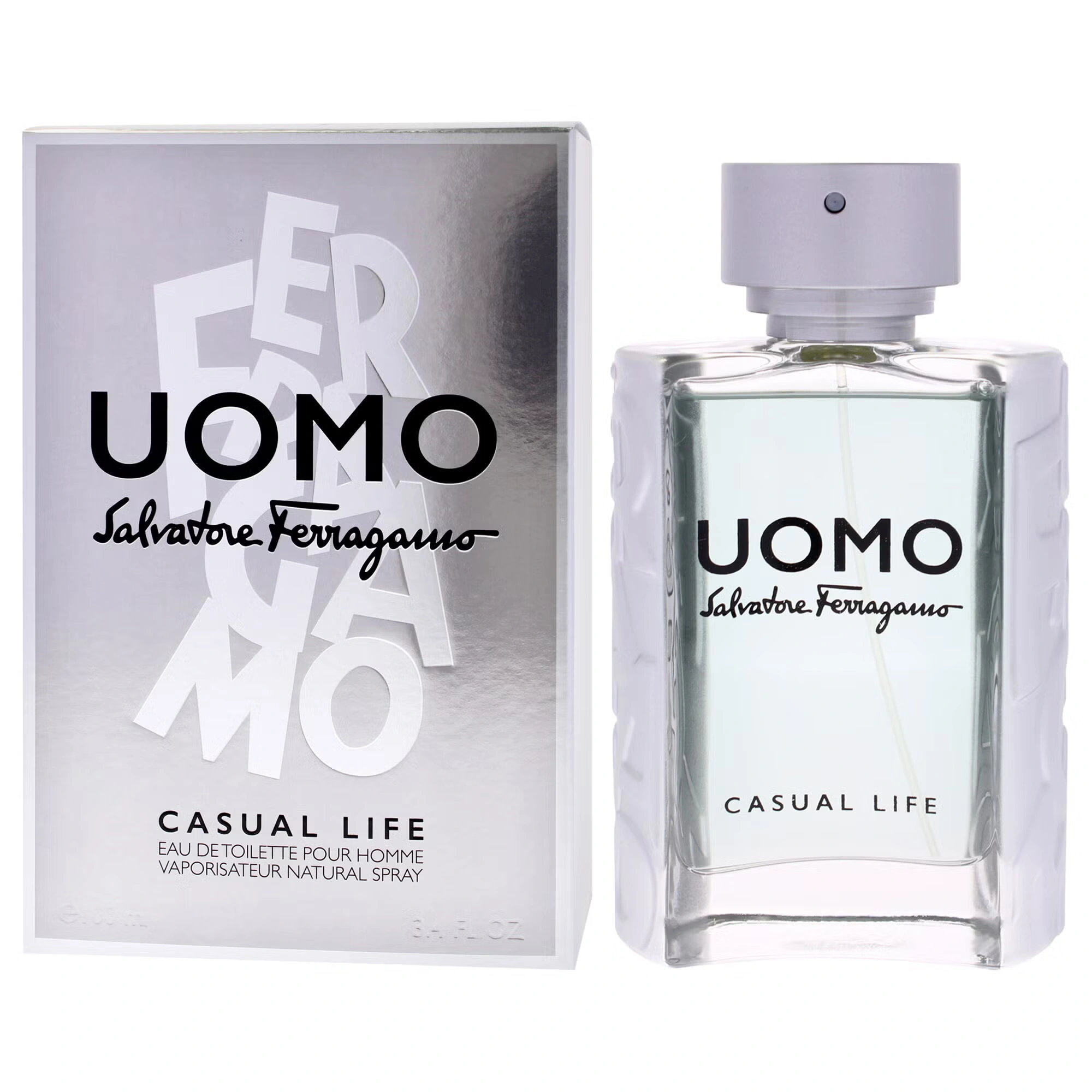 Uomo Casual Life by Salvatore Ferragamo for Men - 3.4 oz EDT Spray