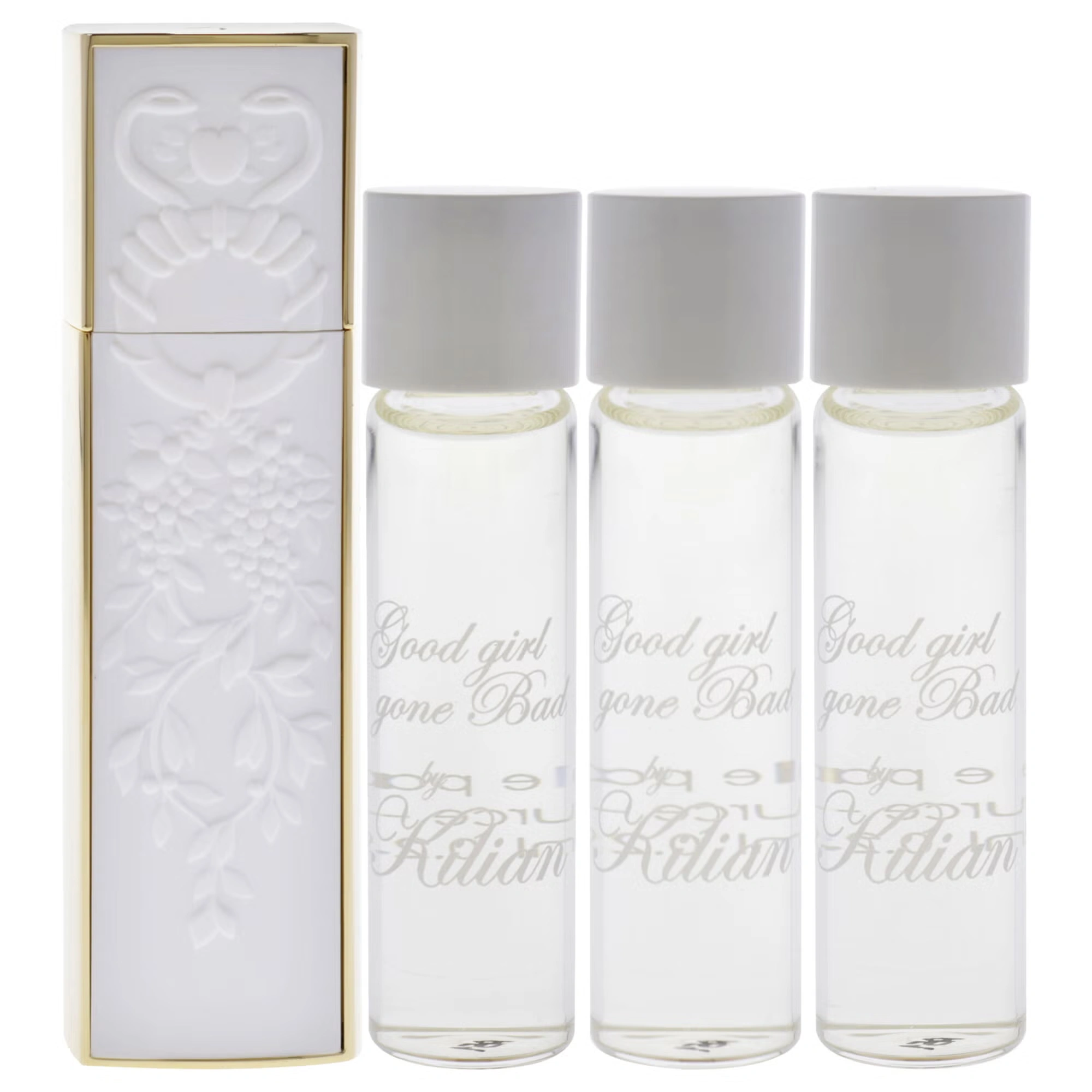 Good Girl Gone Bad Travel Set by Kilian for Women - 5 Pc Mini Gift Set 4 x 0.25oz EDP Spray (Refill), Travel Spray