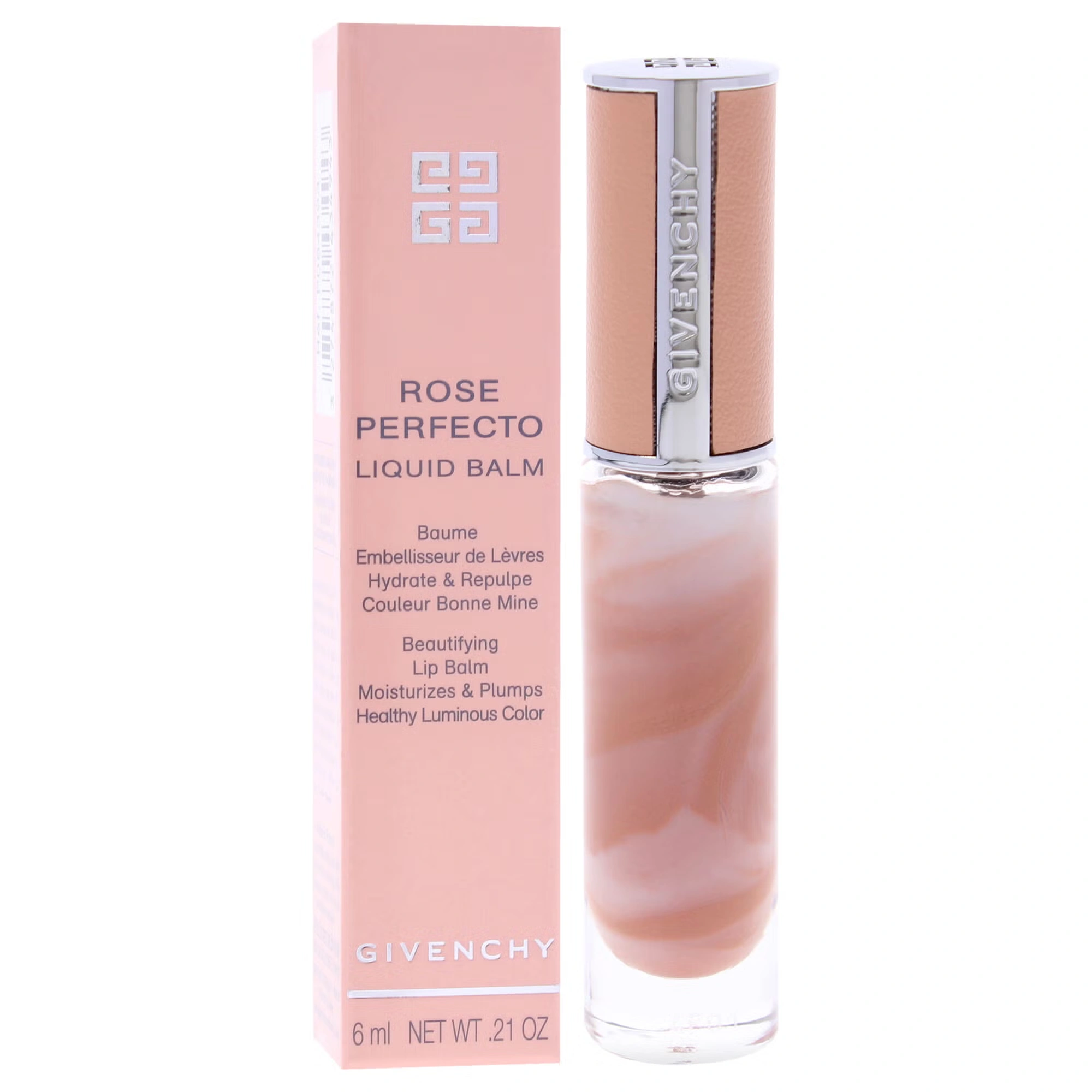 Rose Perfecto Tinted Liquid Lip Balm - N110 Milky Nude by Givenchy for Women - 0.2 oz Lip Balm