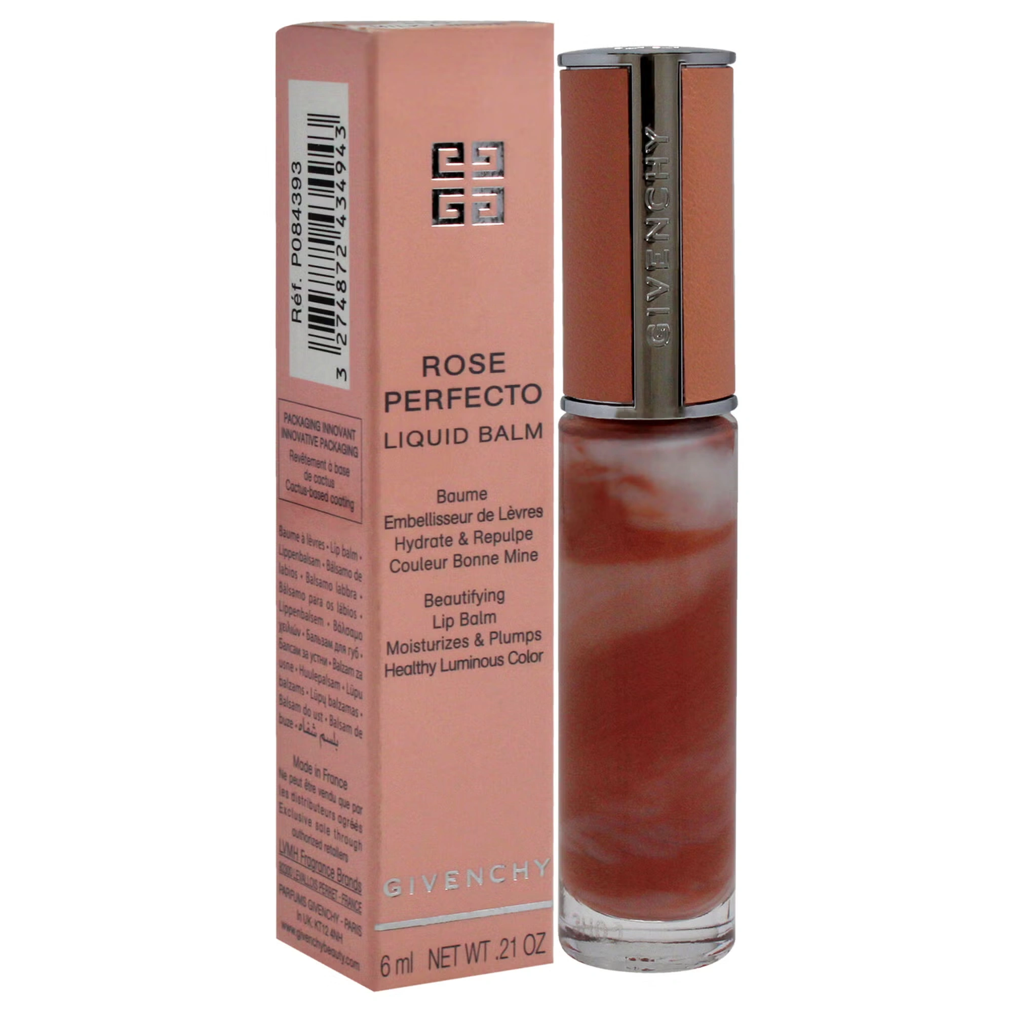 Rose Perfecto Tinted Liquid Lip Balm - N110 Milky Nude by Givenchy for Women - 0.2 oz Lip Balm