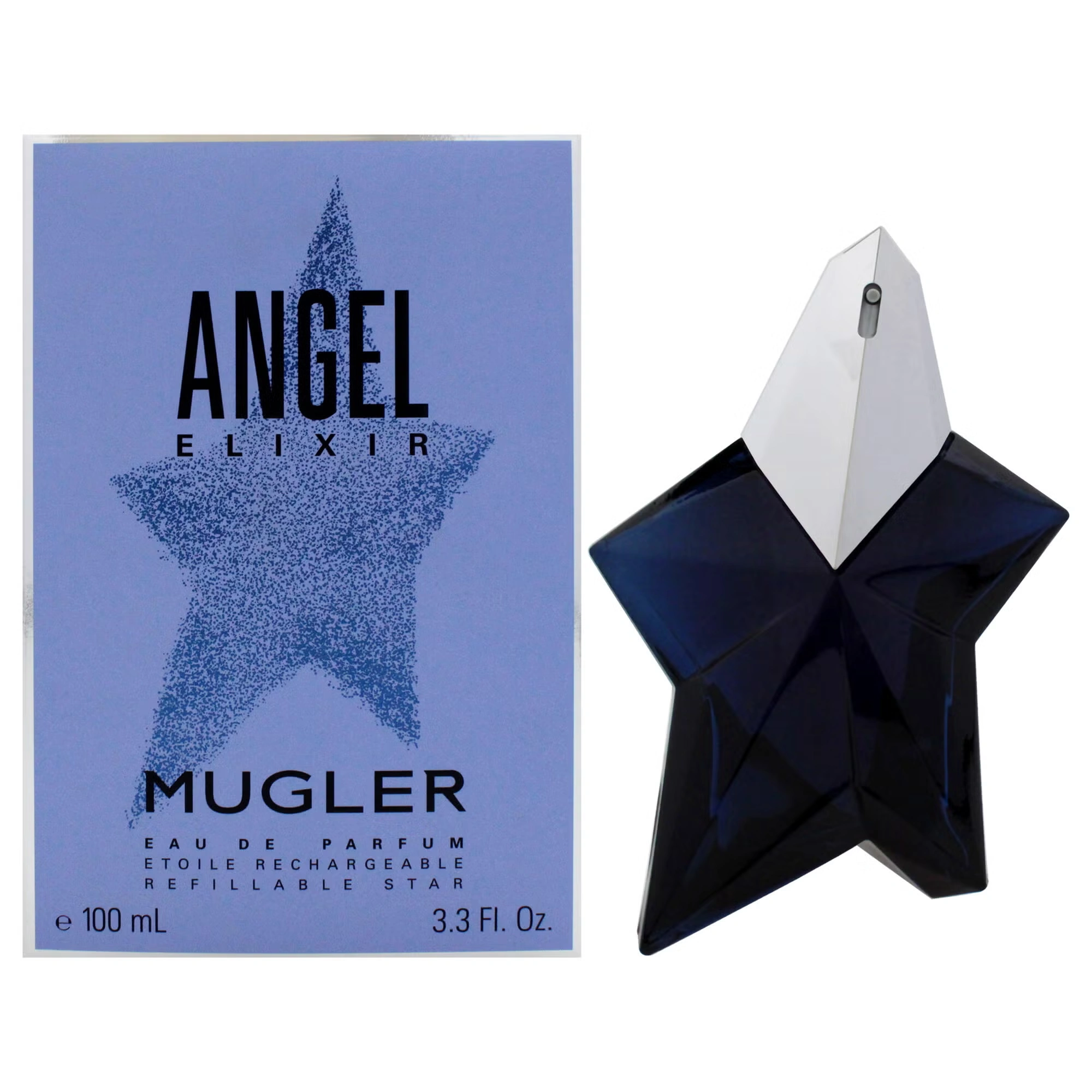 Angel Elixir by Thierry Mugler for Women - 3.3 oz EDP Spray (Refillable)