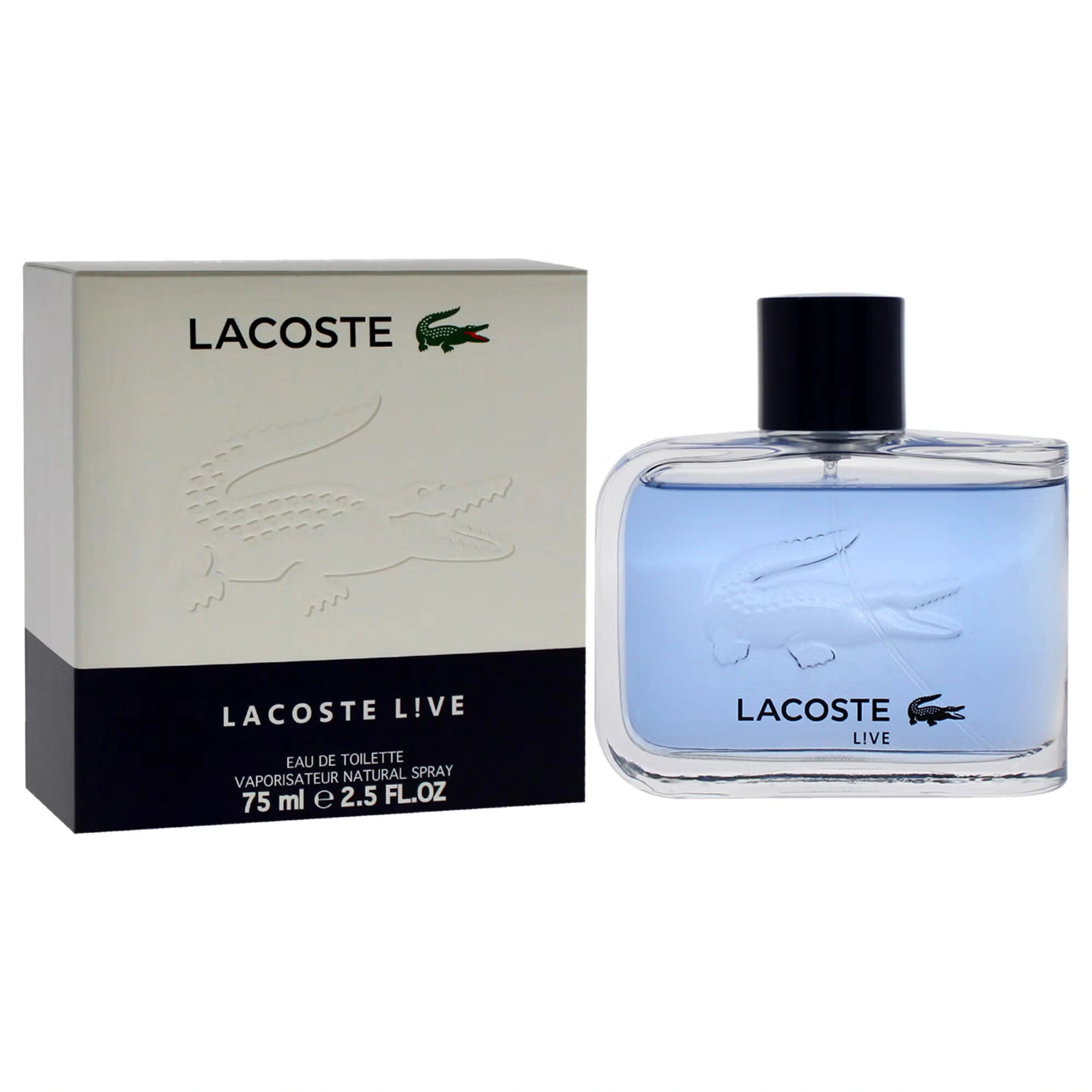 Lacoste Live by Lacoste for Men - 2.5 oz EDT Spray