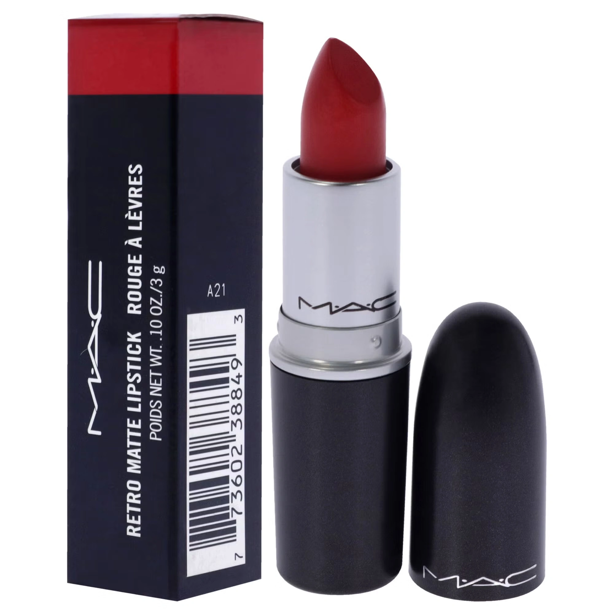 Retro Matte Lipstick - 702 Dangerous by MAC for Women - 0.1 oz Lipstick