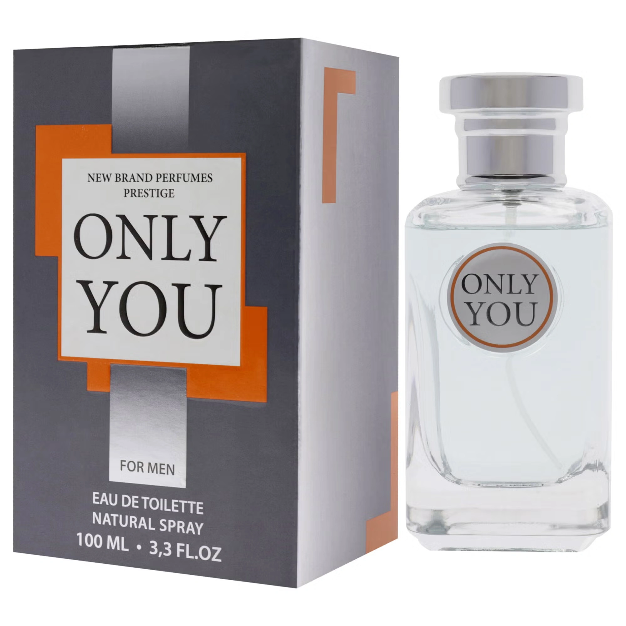 Only You by New Brand for Men - 3.3 oz EDT Spray