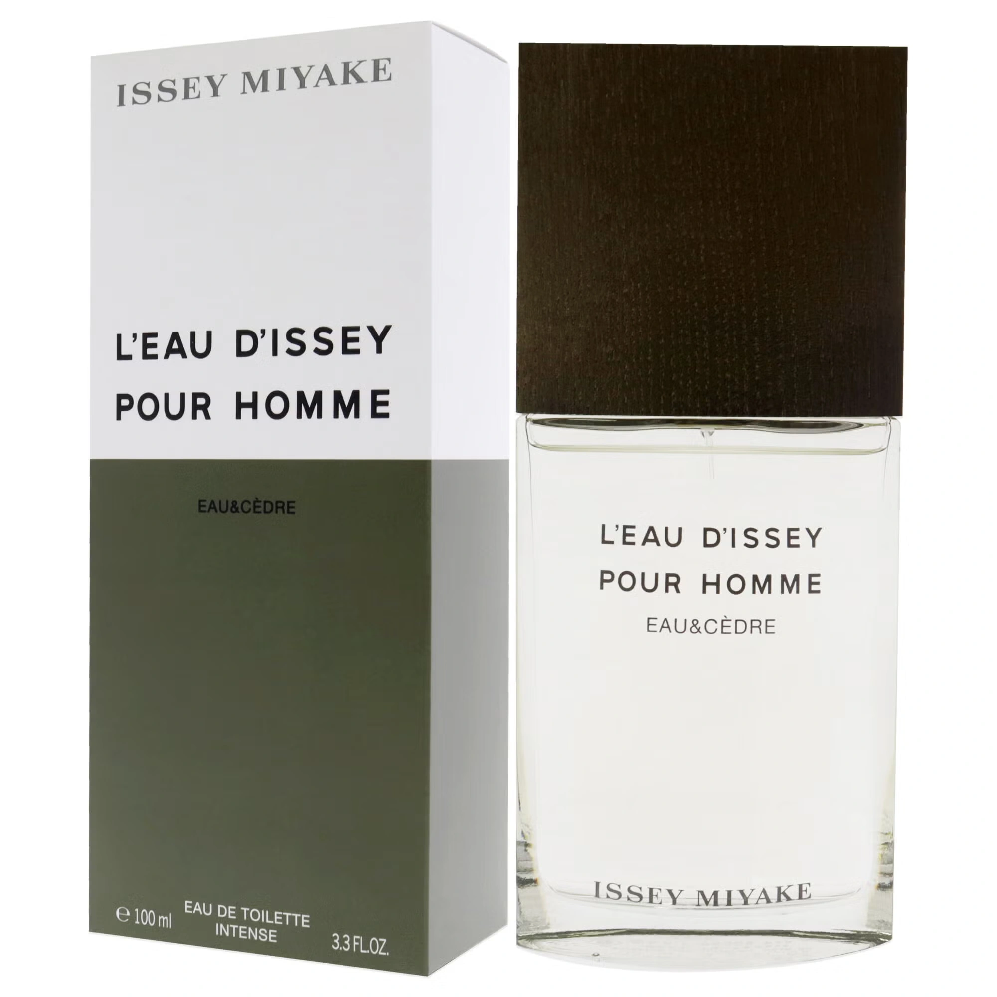 Leau Dissey Eau and Cedre by Issey Miyake for Men - 3.3 oz EDT Intense Spray