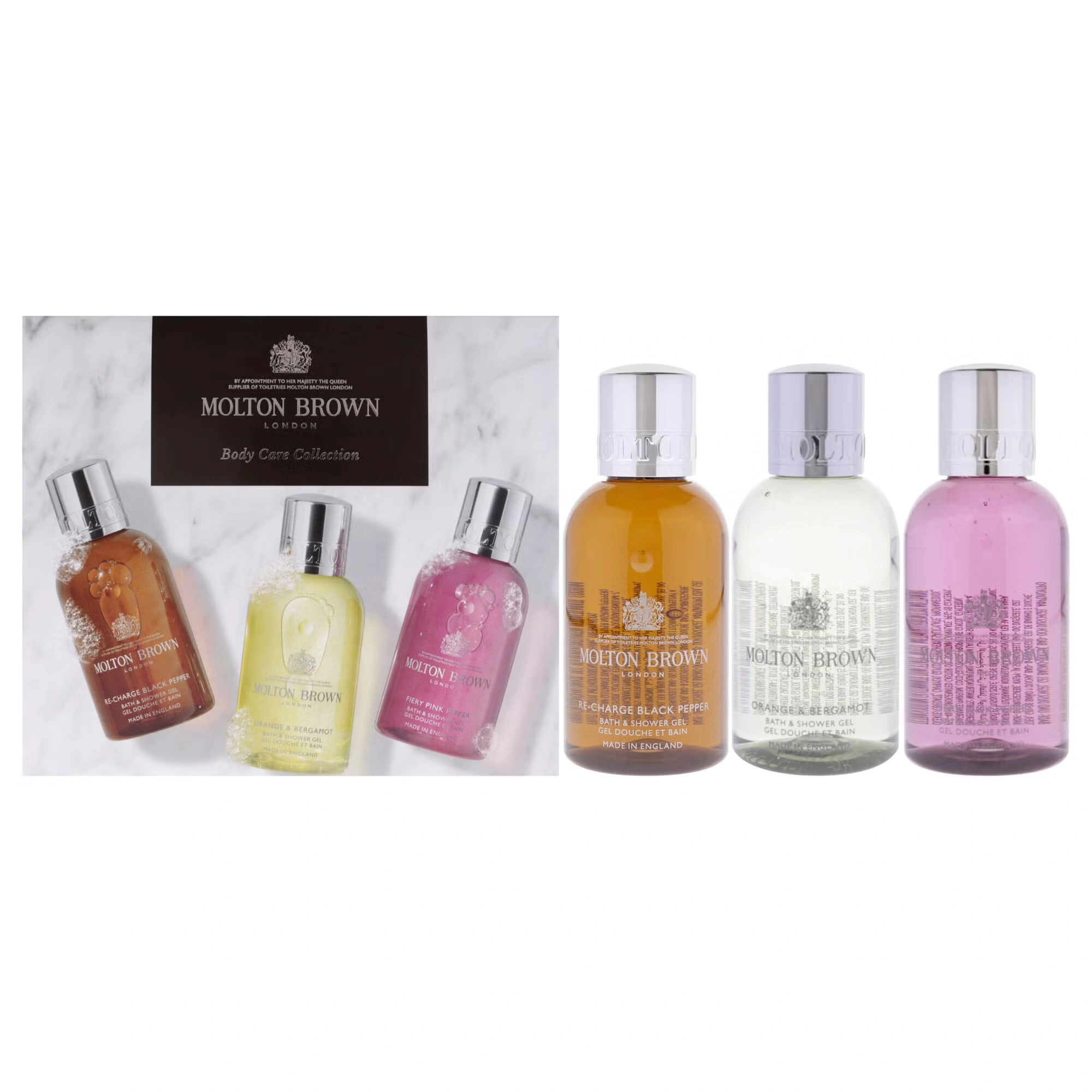 Spicy and Cytrus Body Care Collection Set by Molton Brown for Unisex - 3 Pc Set