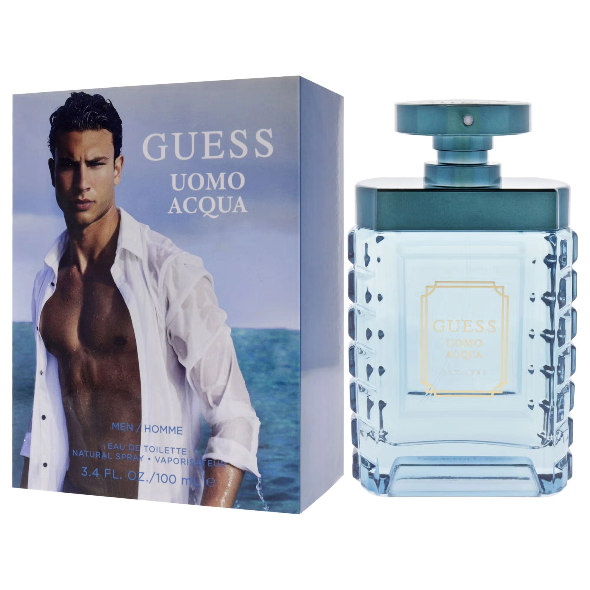 Guess Uomo Acqua by Guess for Men - 3.4 oz EDT Spray