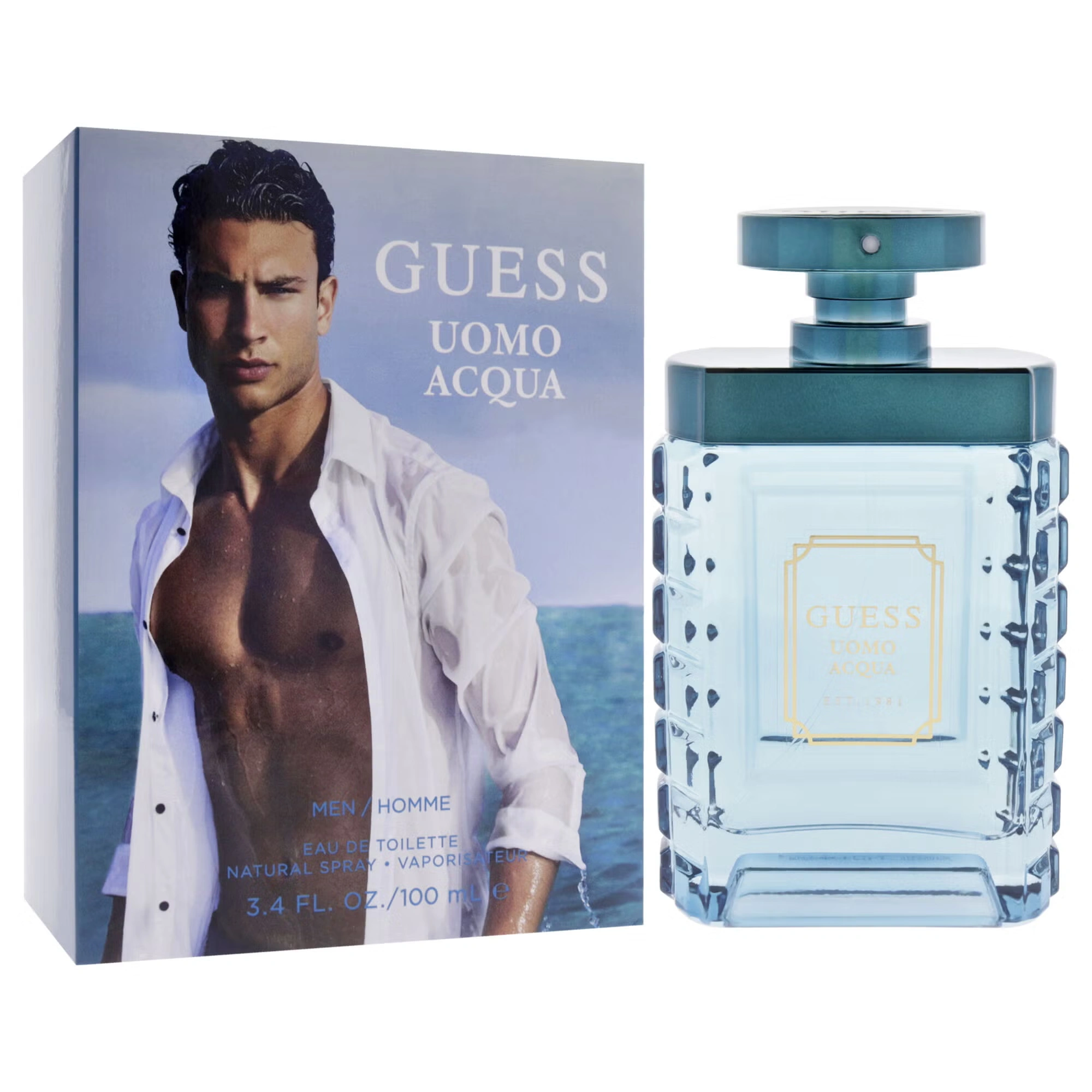 Guess Uomo Acqua by Guess for Men - 3.4 oz EDT Spray