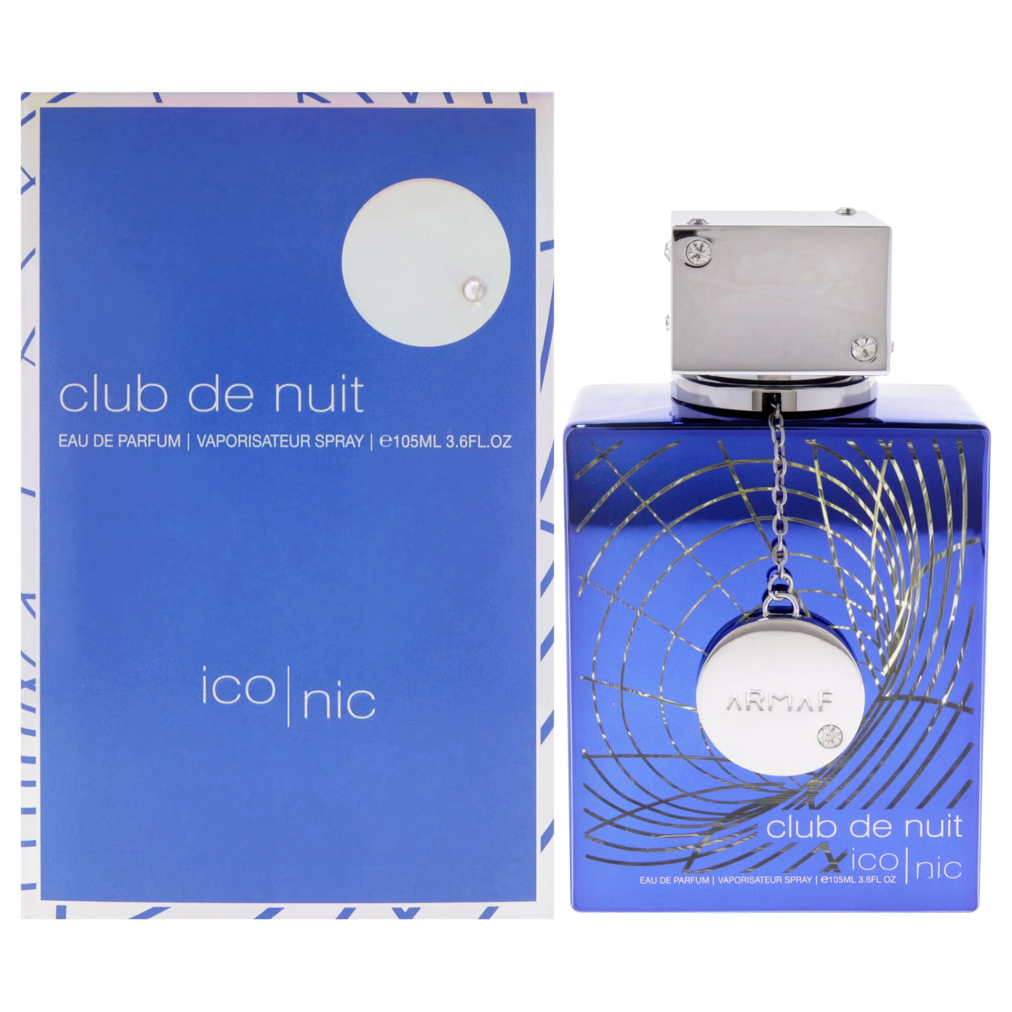 Club De Nuit Iconic Blue by Armaf for Men - 3.6 oz EDP Spray