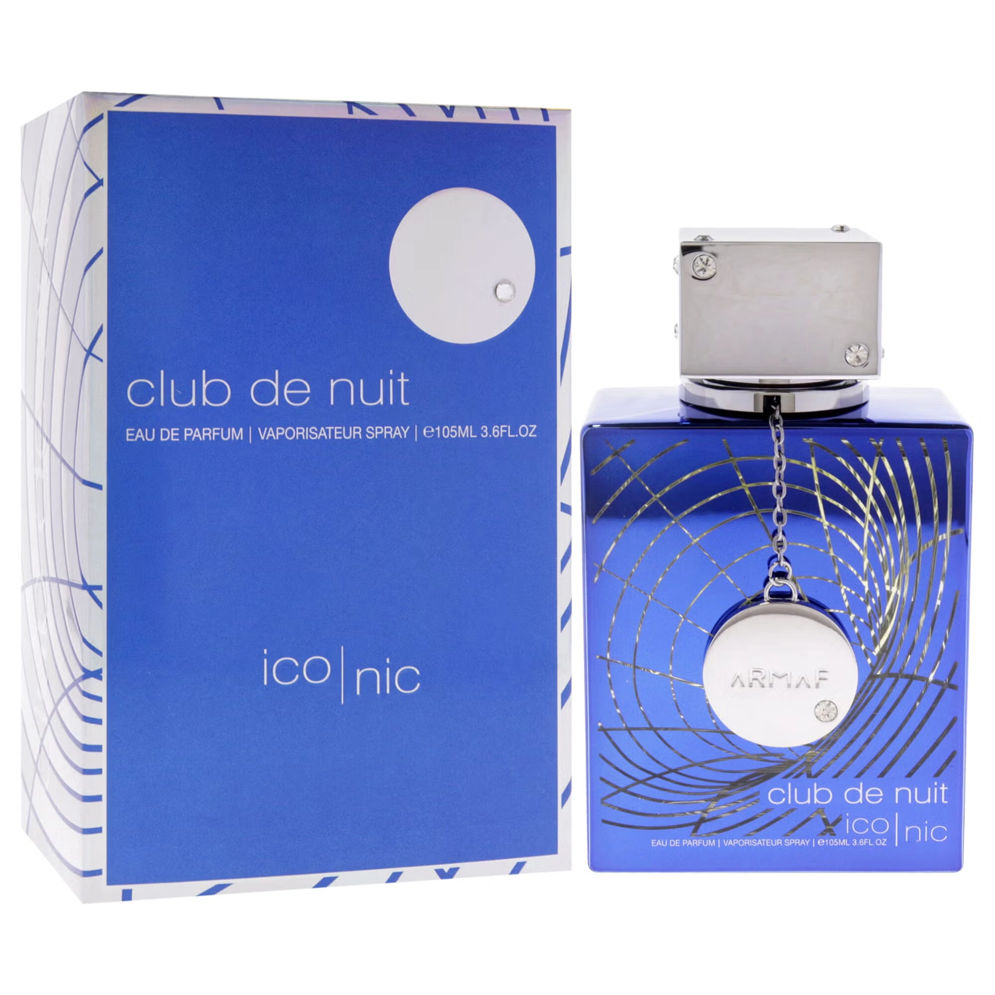 Club De Nuit Iconic Blue by Armaf for Men - 3.6 oz EDP Spray